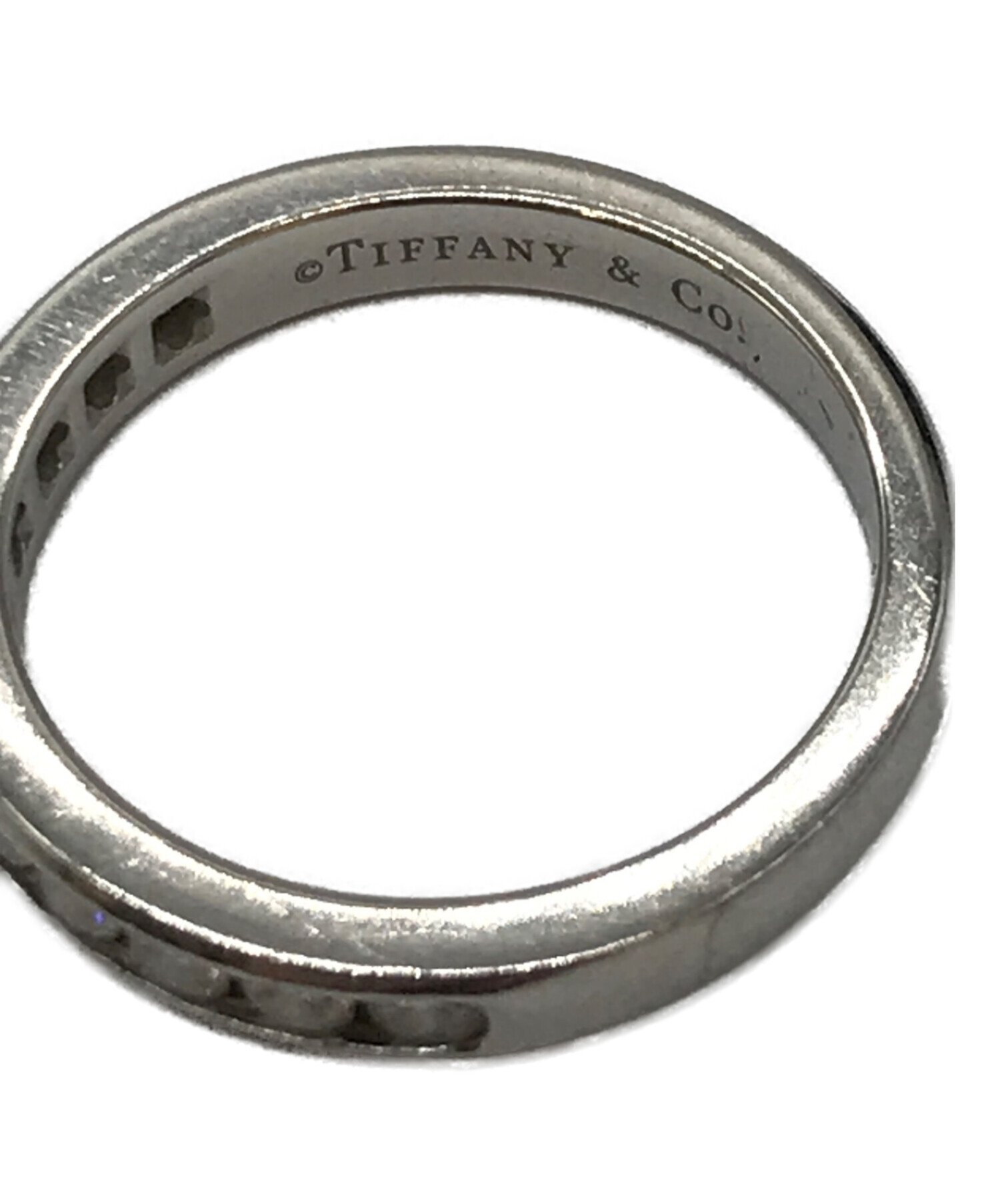 TIFFANY & Co. (ティファニー) ダイヤ入りプラチナリング サイズ:-