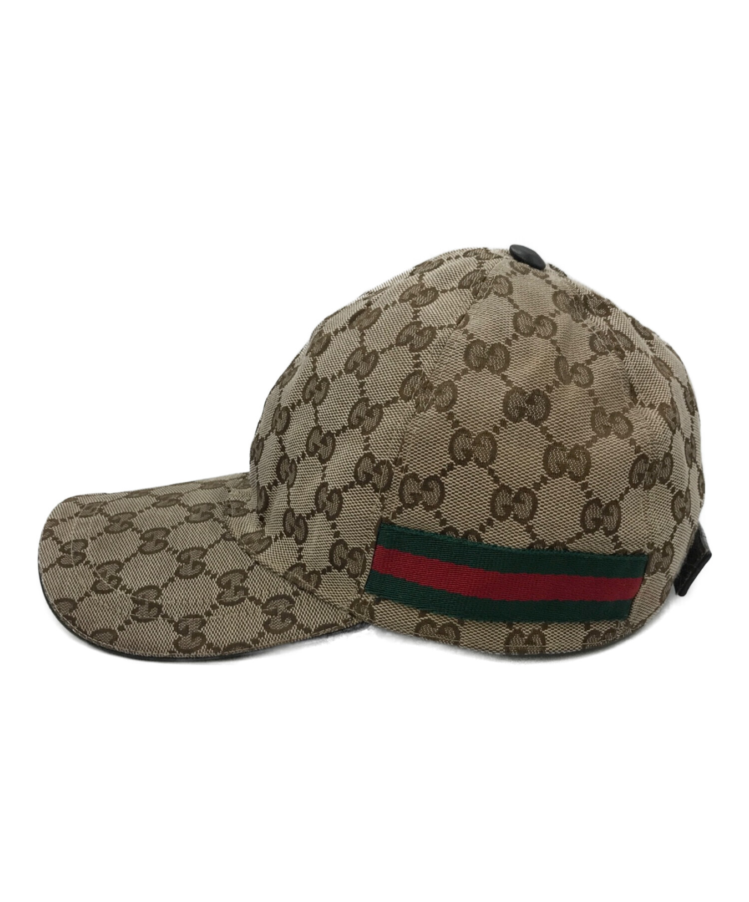 中古・古着通販】GUCCI (グッチ) GG柄 キャンバスベースボールキャップ