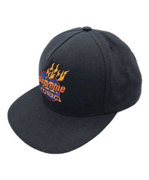 中古・古着通販】SUPREME (シュプリーム) Fire 5-Panel cap ネイビー