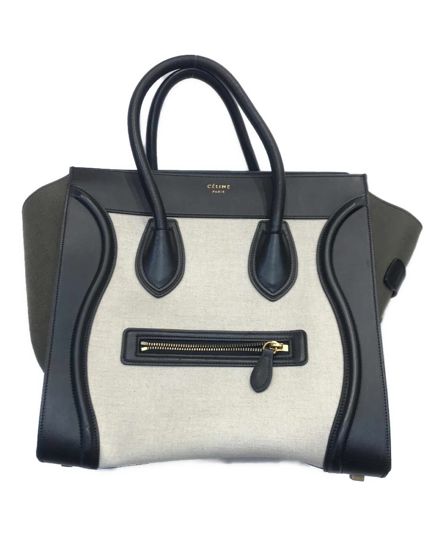 中古・古着通販】CELINE (セリーヌ) ラゲージミニショッパー ホワイト