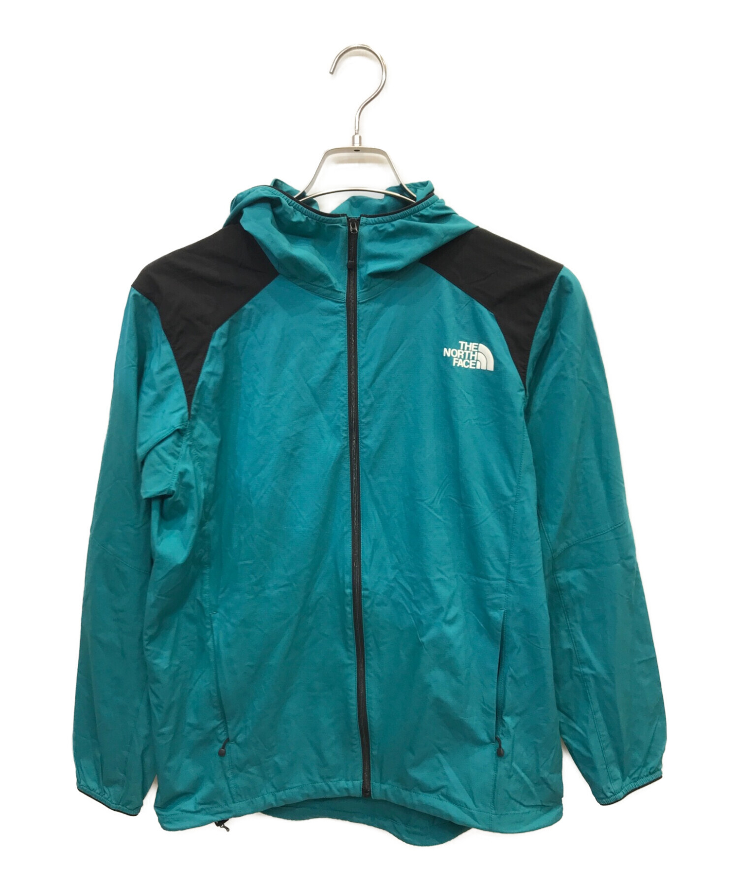 THE NORTH FACE (ザ ノース フェイス) エニータイムウインドフーディ グリーン サイズ:S