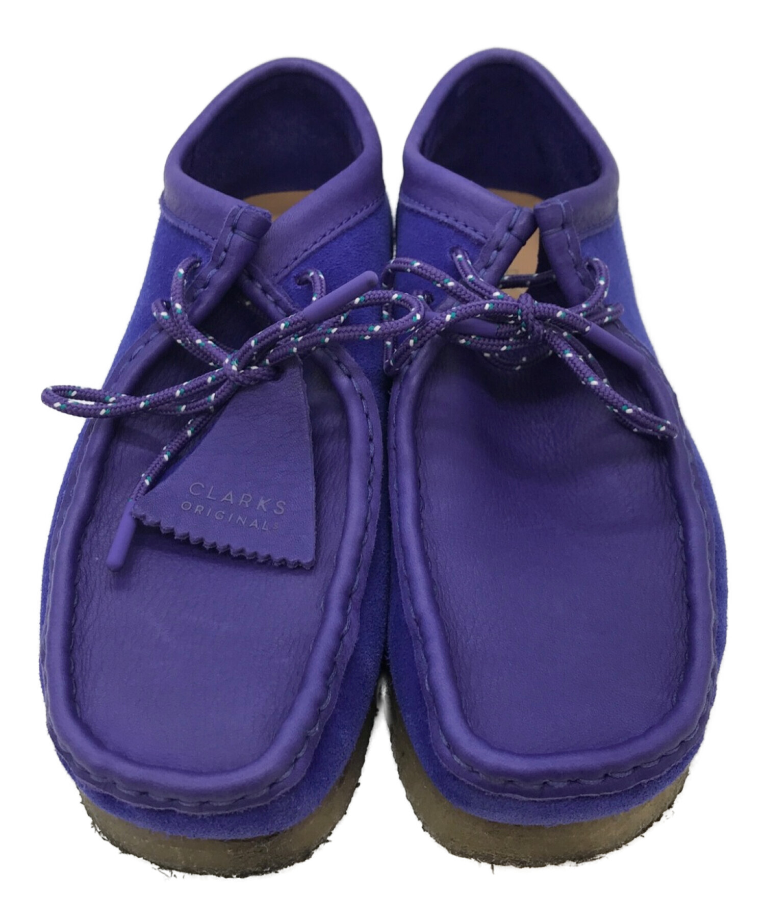 Clarks wallabee 2024 purple suede