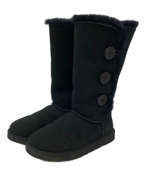 中古・古着通販】UGG (アグ) ムートンブーツ ブラック サイズ:24.0