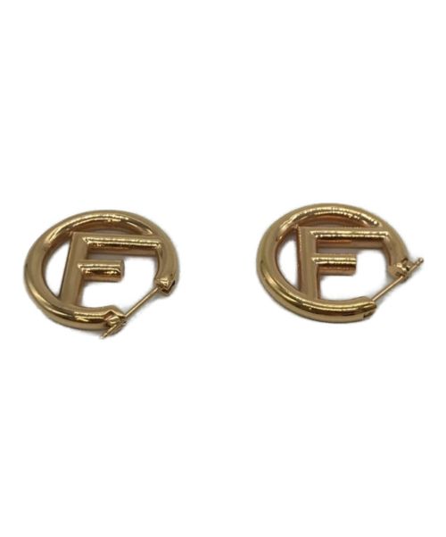 【中古・古着通販】FENDI (フェンディ) フープピアス ゴールド