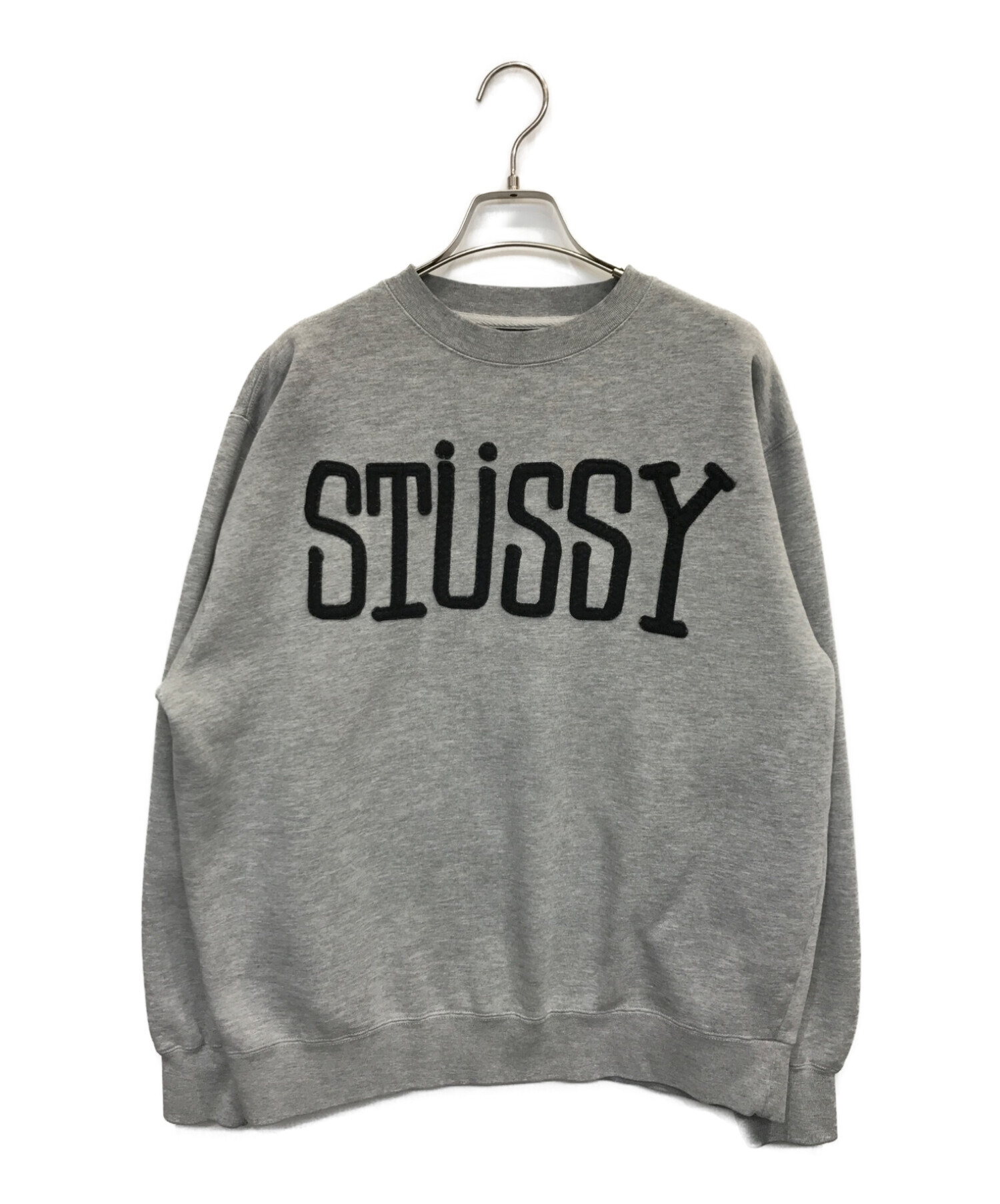 stussy (ステューシー) ロゴスウェット グレー サイズ:M