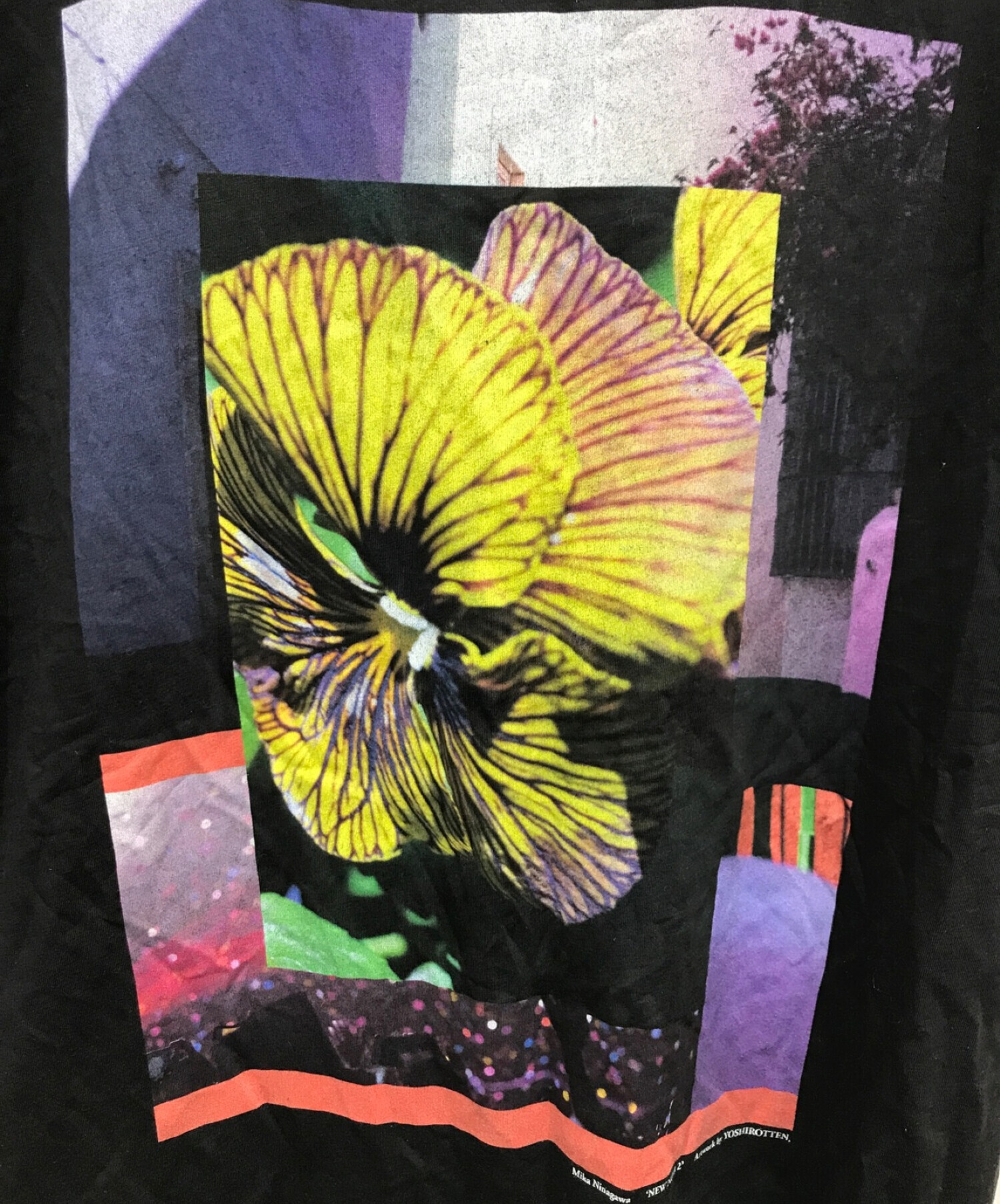 DRIES VAN NOTEN (ドリスヴァンノッテン) 蜷川実花 (ニナガワミカ) グラフィックプリントTee ブラック サイズ:L