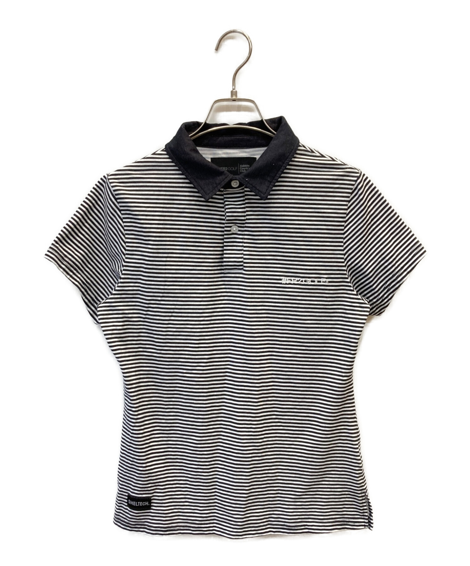 FR2golf (エフアールツー ゴルフ) ポロシャツ ブラック サイズ:M