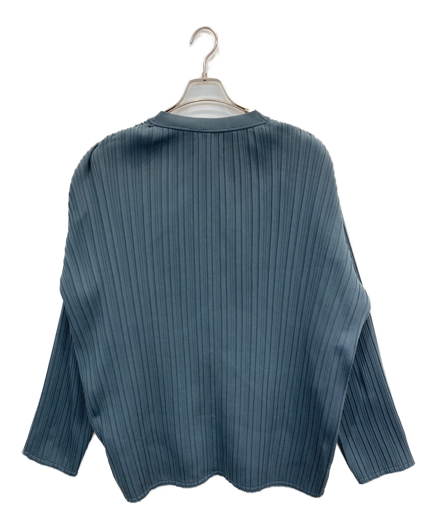 中古・古着通販】YOKE (ヨーク) Pleated Knit Cardigan グレー サイズ:Ｌ｜ブランド・古着通販 トレファク公式【TREFAC  FASHION】スマホサイト