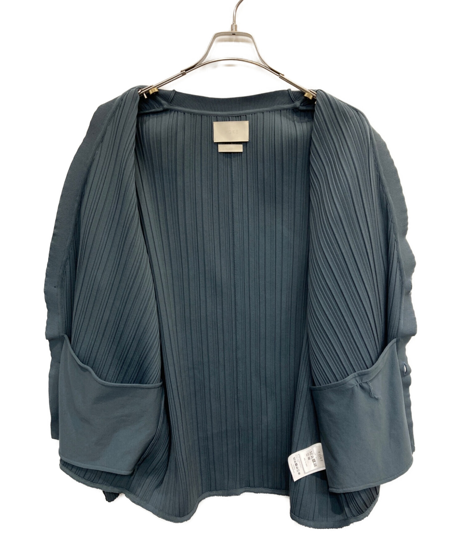 YOKE】Pleated Knit Cardigan - カーディガン