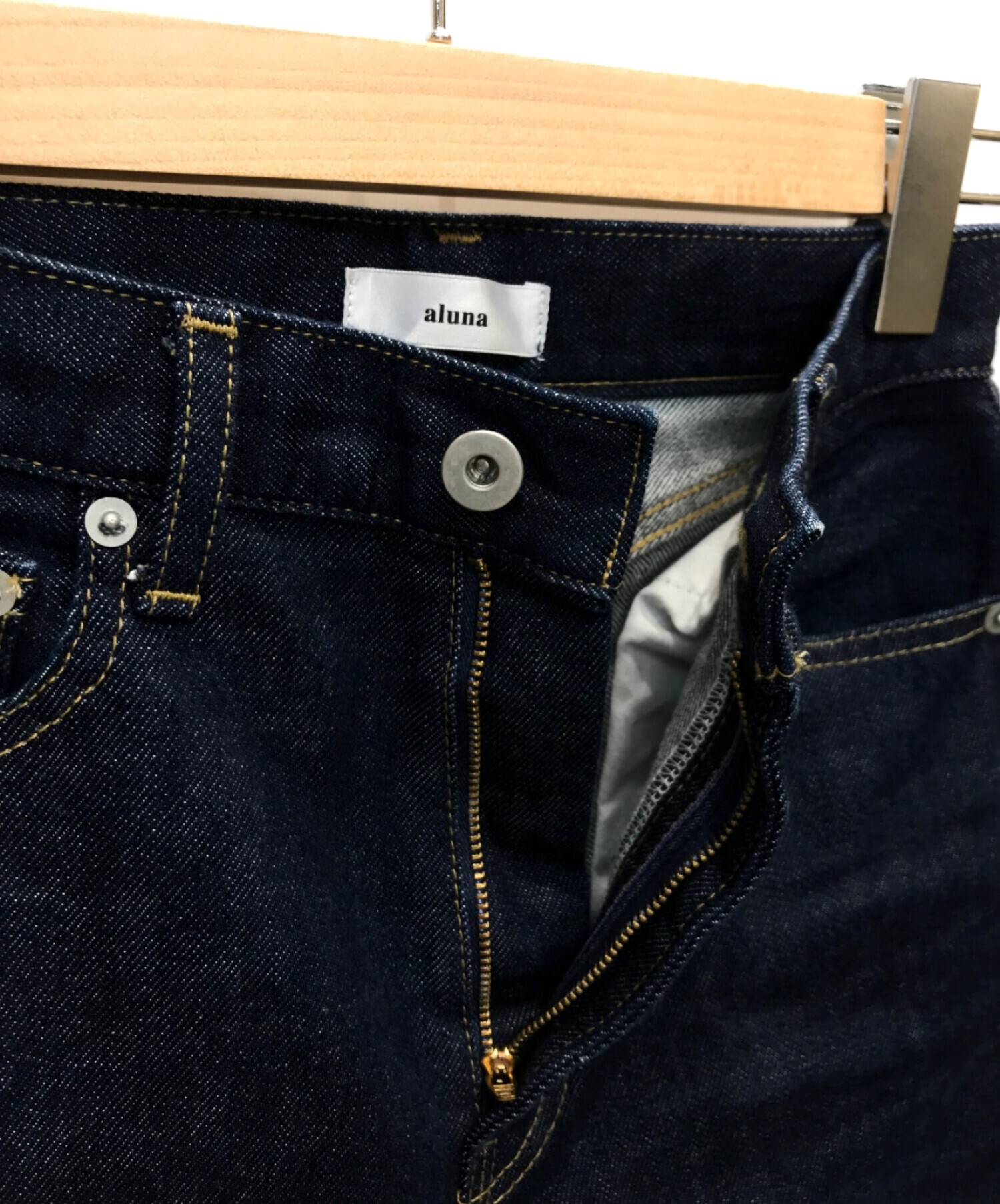 aluna アルナ FIRST DENIM ブラック-