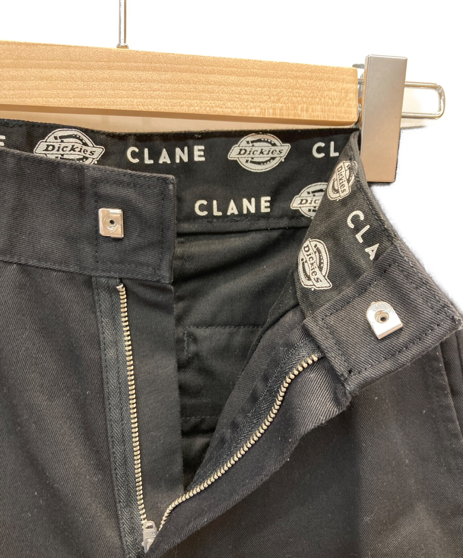 CLANE (クラネ) Dickies (ディッキーズ) ハイウェストワークパンツ ブラック サイズ:2