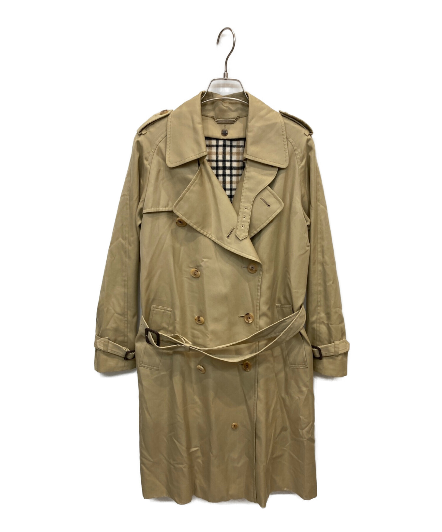 beautiful people (ビューティフルピープル) ultimate pima twill long trench coat /  トレンチコート ベージュ サイズ:150