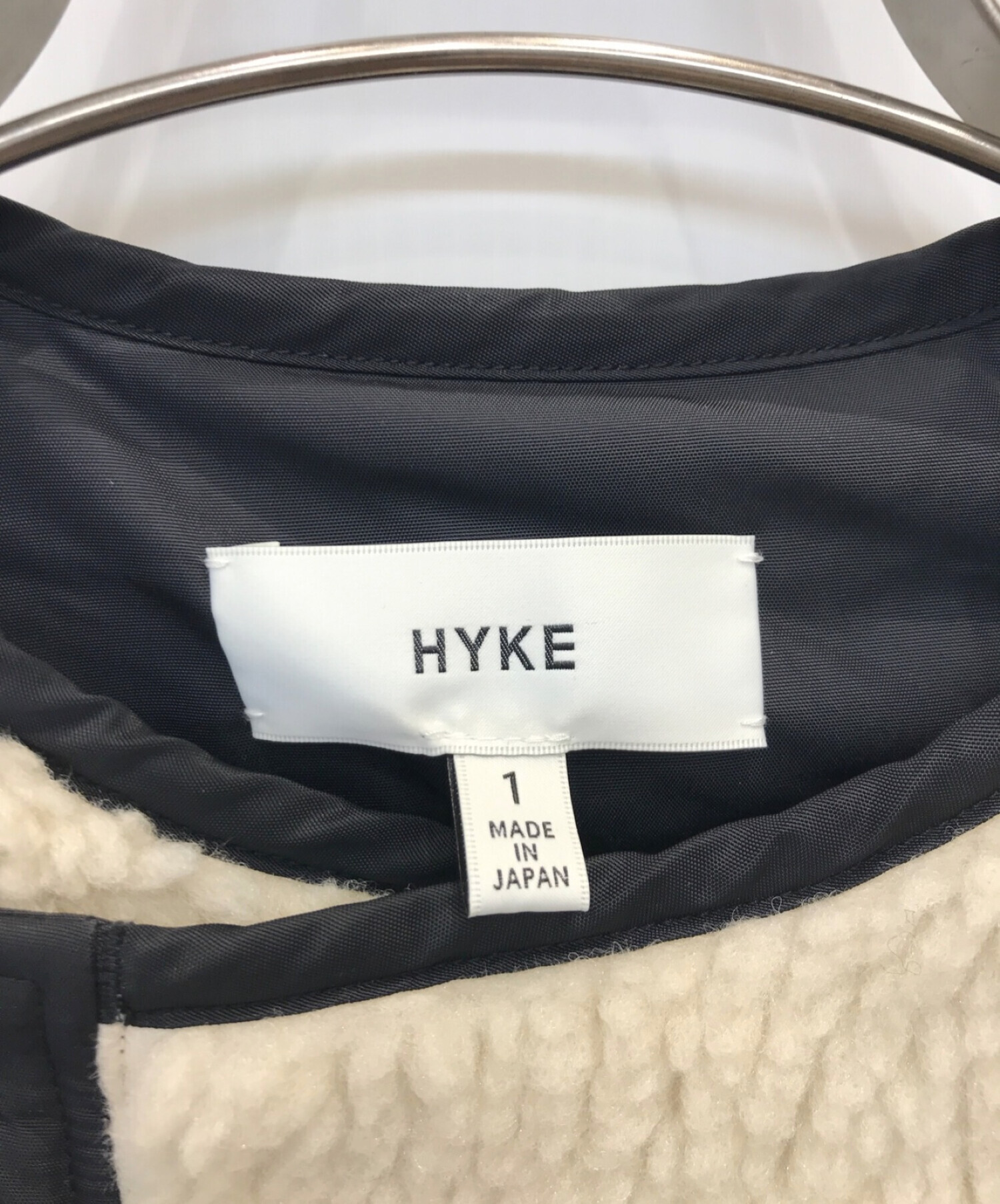 中古・古着通販】HYKE (ハイク) ボアコート ベージュ サイズ:1