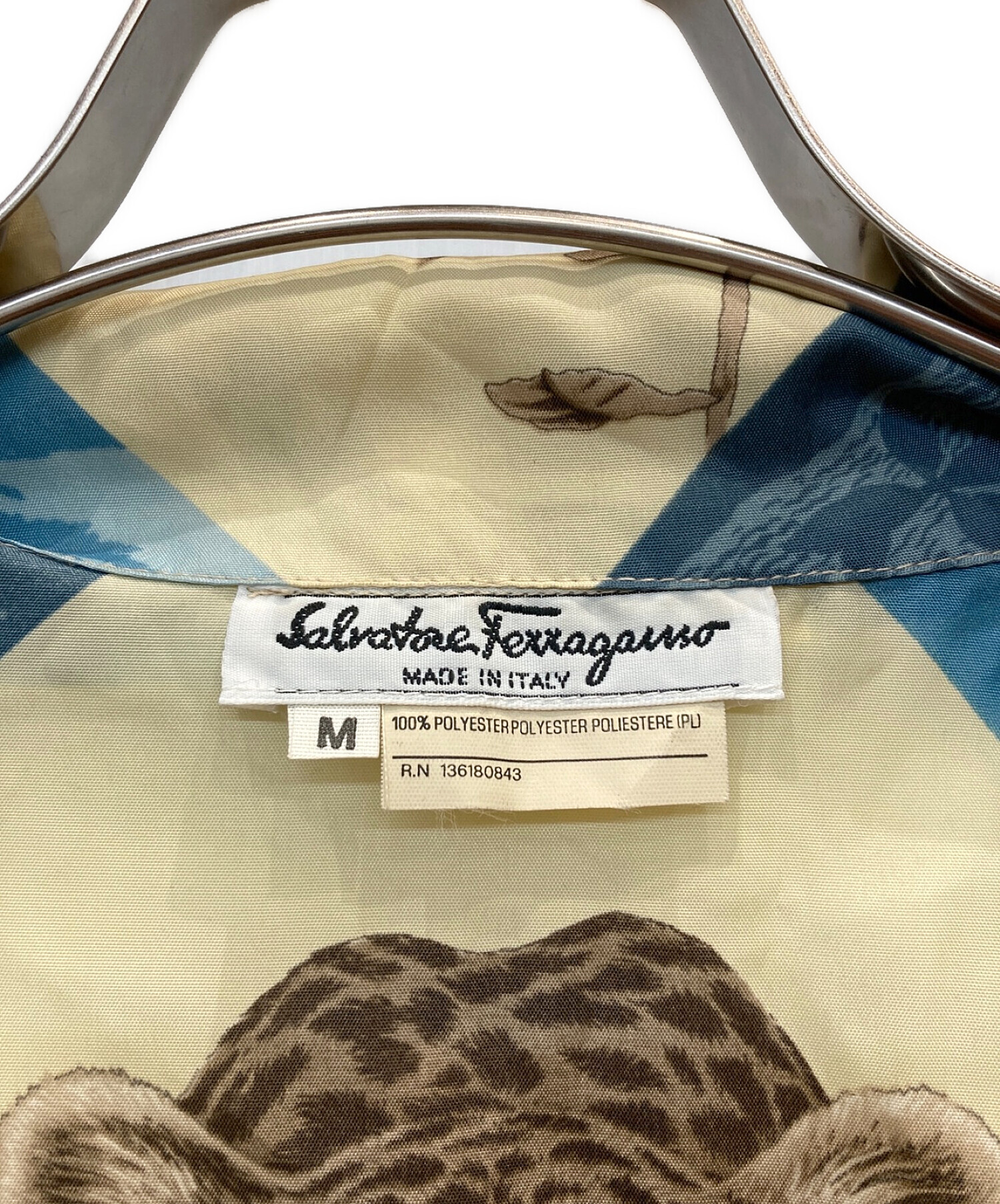 Salvatore Ferragamo (サルヴァトーレ フェラガモ) 総柄ジャケット ベージュ サイズ:M