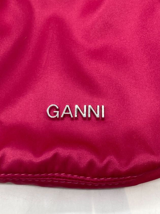 中古・古着通販】GANNI (ガニー) リサイクルポリエステル ハンドバッグ 