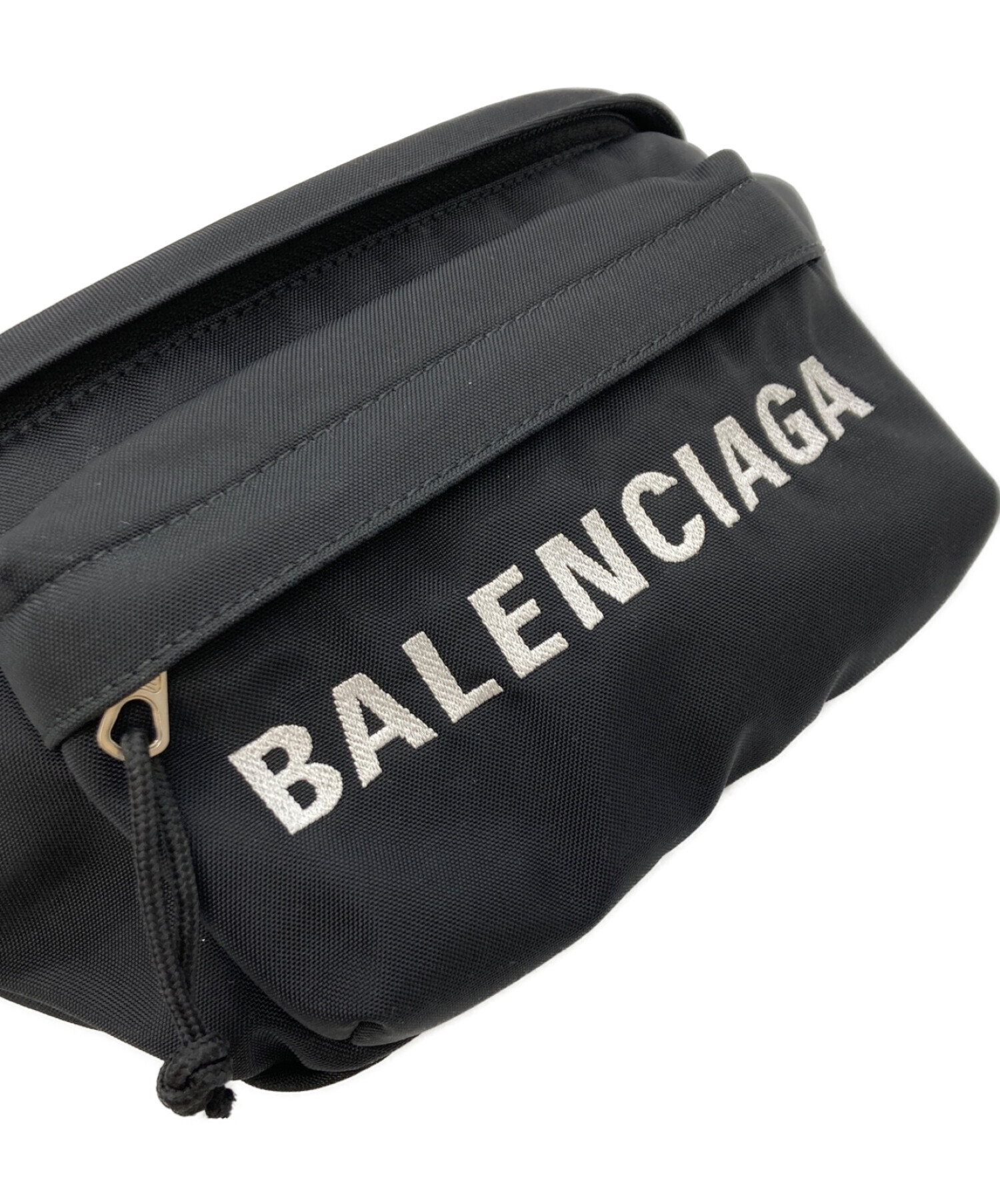 中古・古着通販】BALENCIAGA (バレンシアガ) ウエストバッグ ブラック