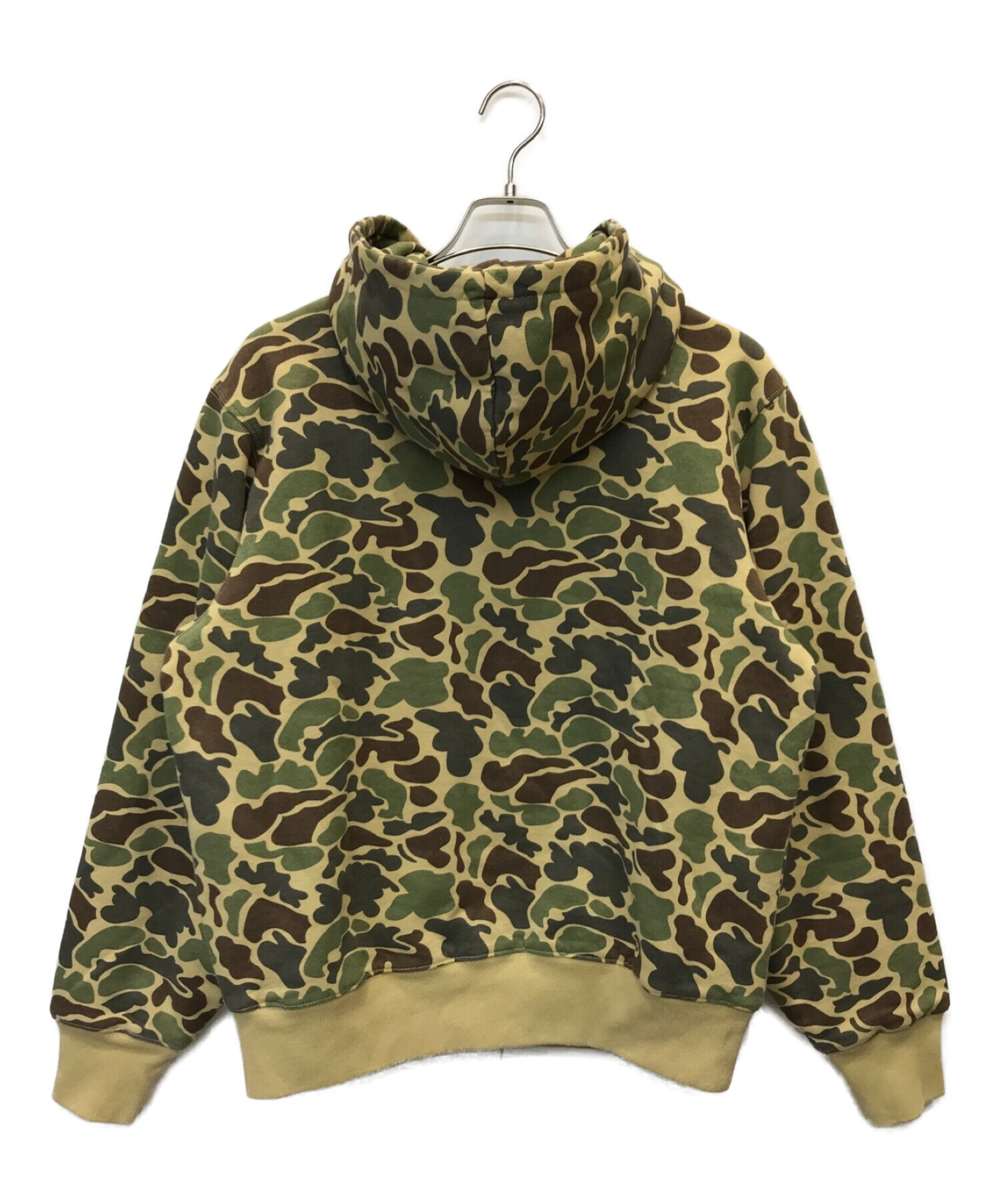 中古・古着通販】stussy (ステューシー) CAMO DOUBLE FACE ZIP HOODIE