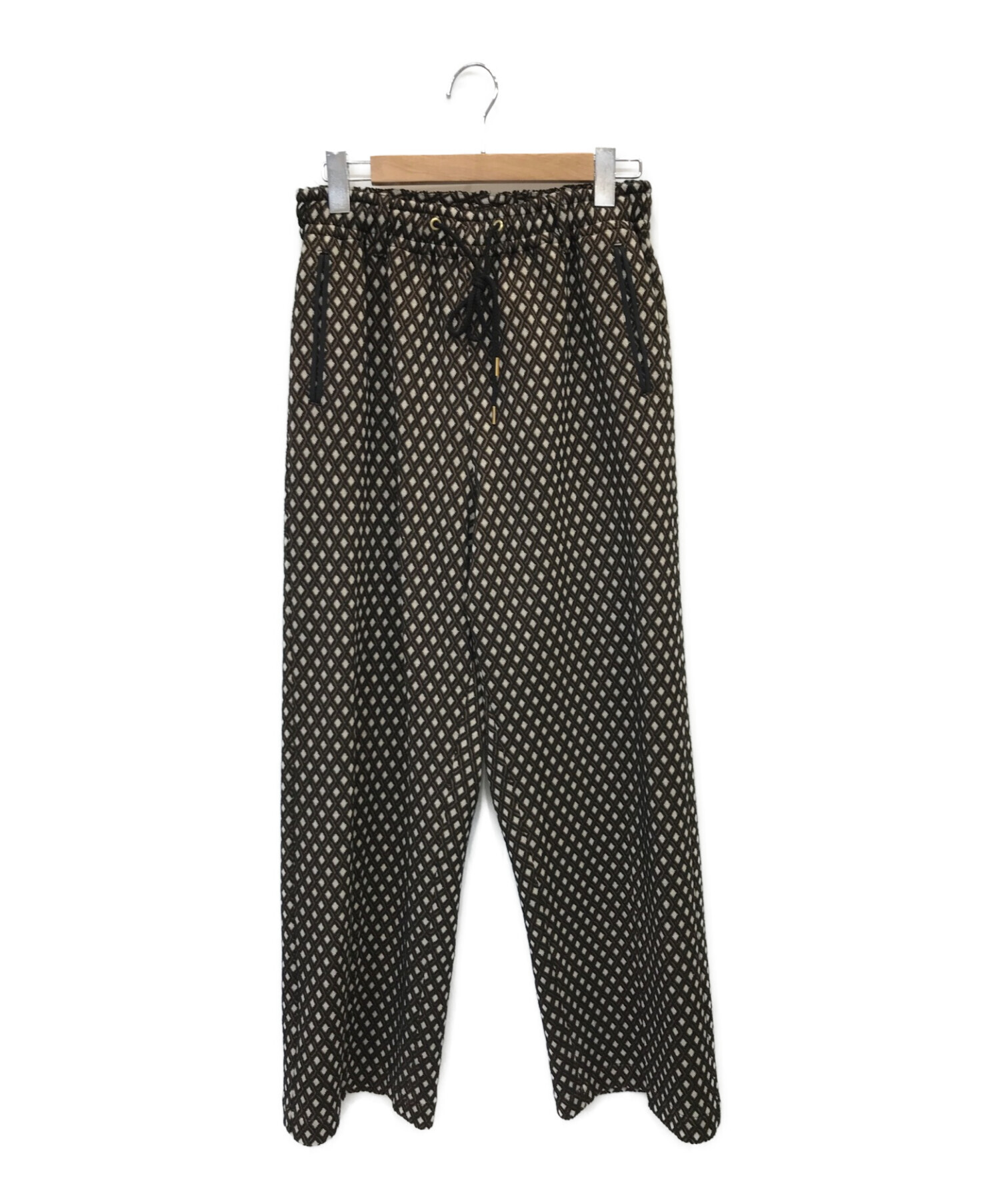 中古・古着通販】taupe (トープ) Diamond Pattern Track Pants