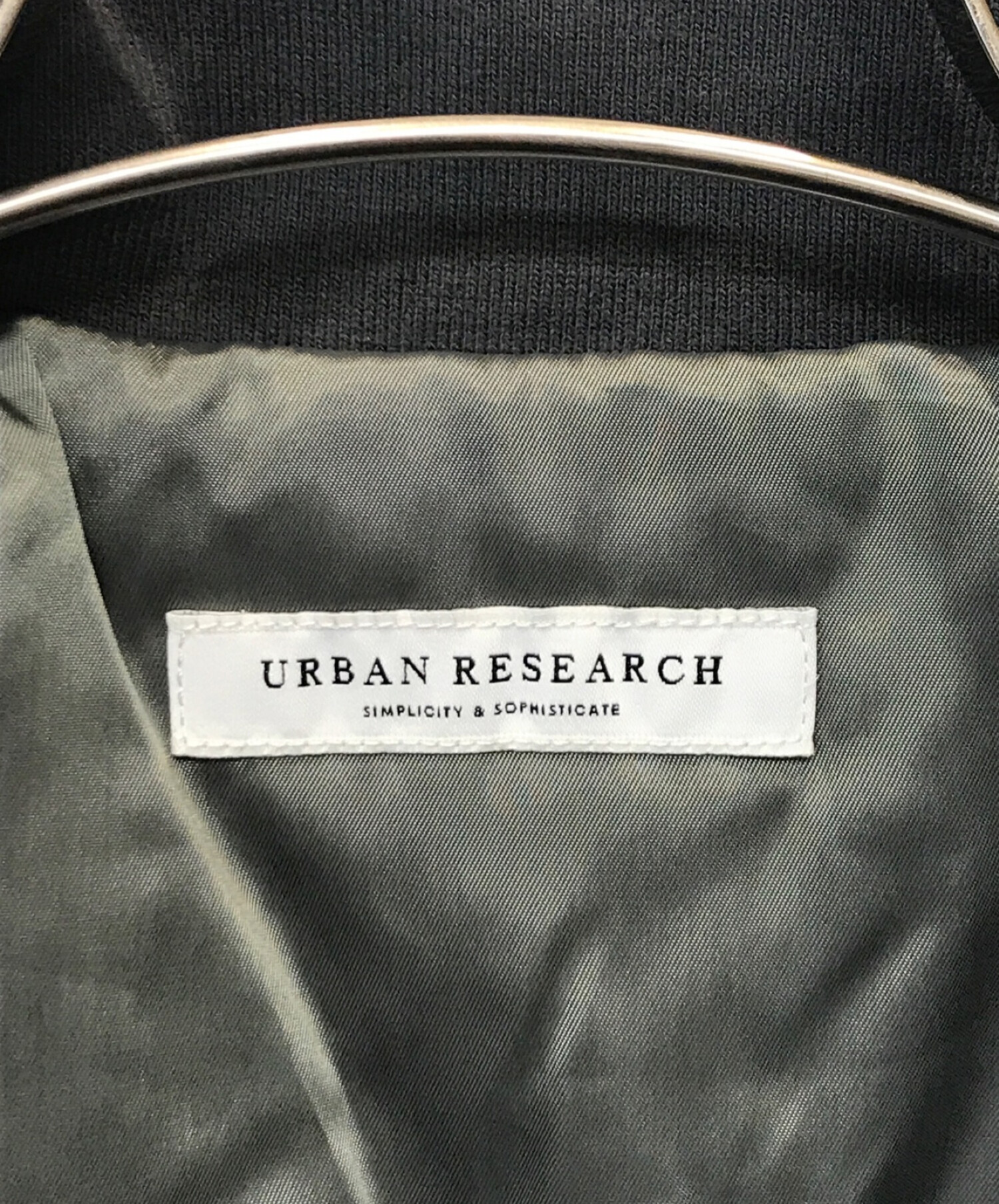 URBAN RESEARCH (アーバンリサーチ) TC高密度ウェザースタンド中綿ブルゾン グレー サイズ:S 未使用品