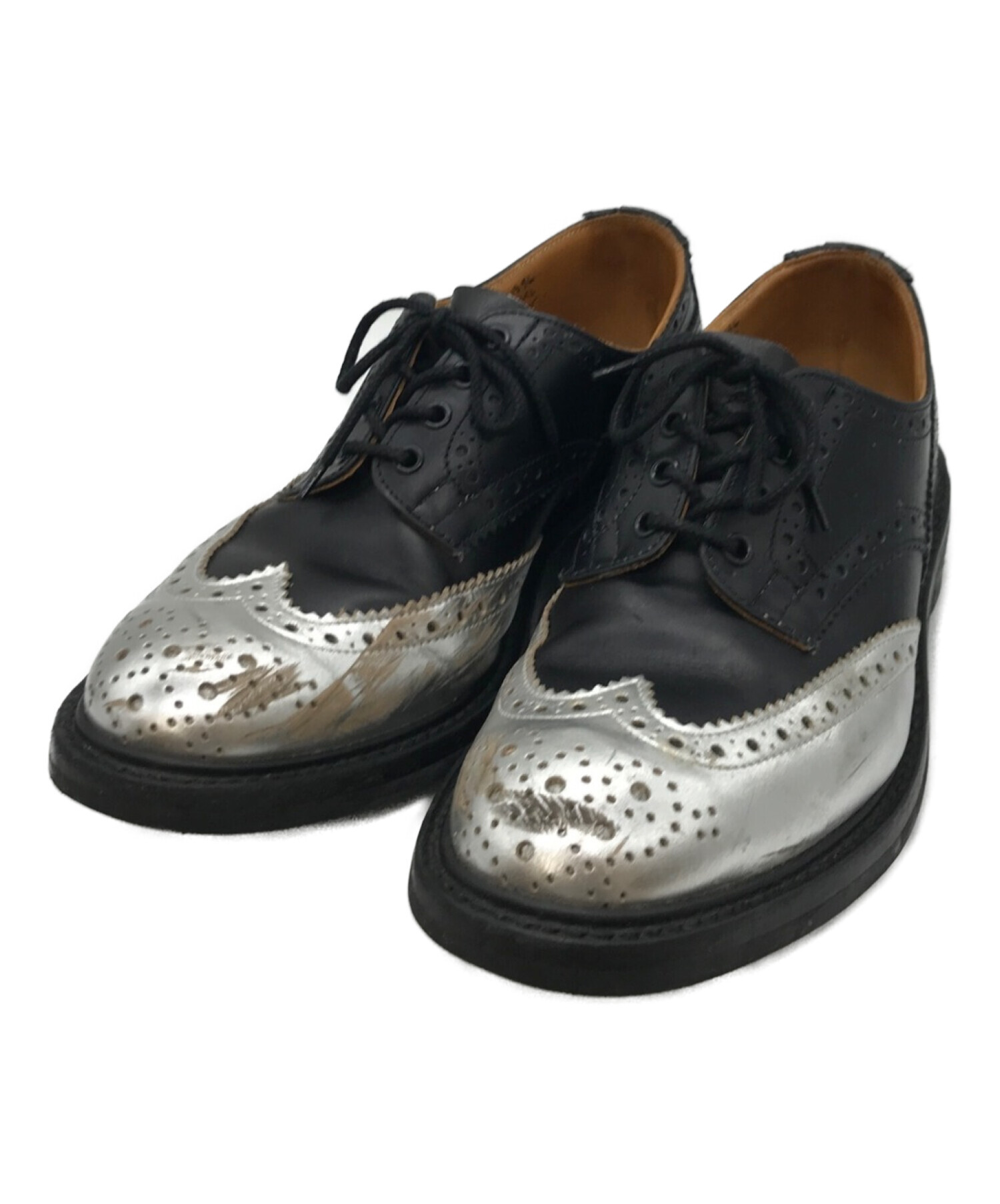 新着 Tricker's × ウイングチップ コラボ革靴 sophnet 靴 - www.zemco.pk