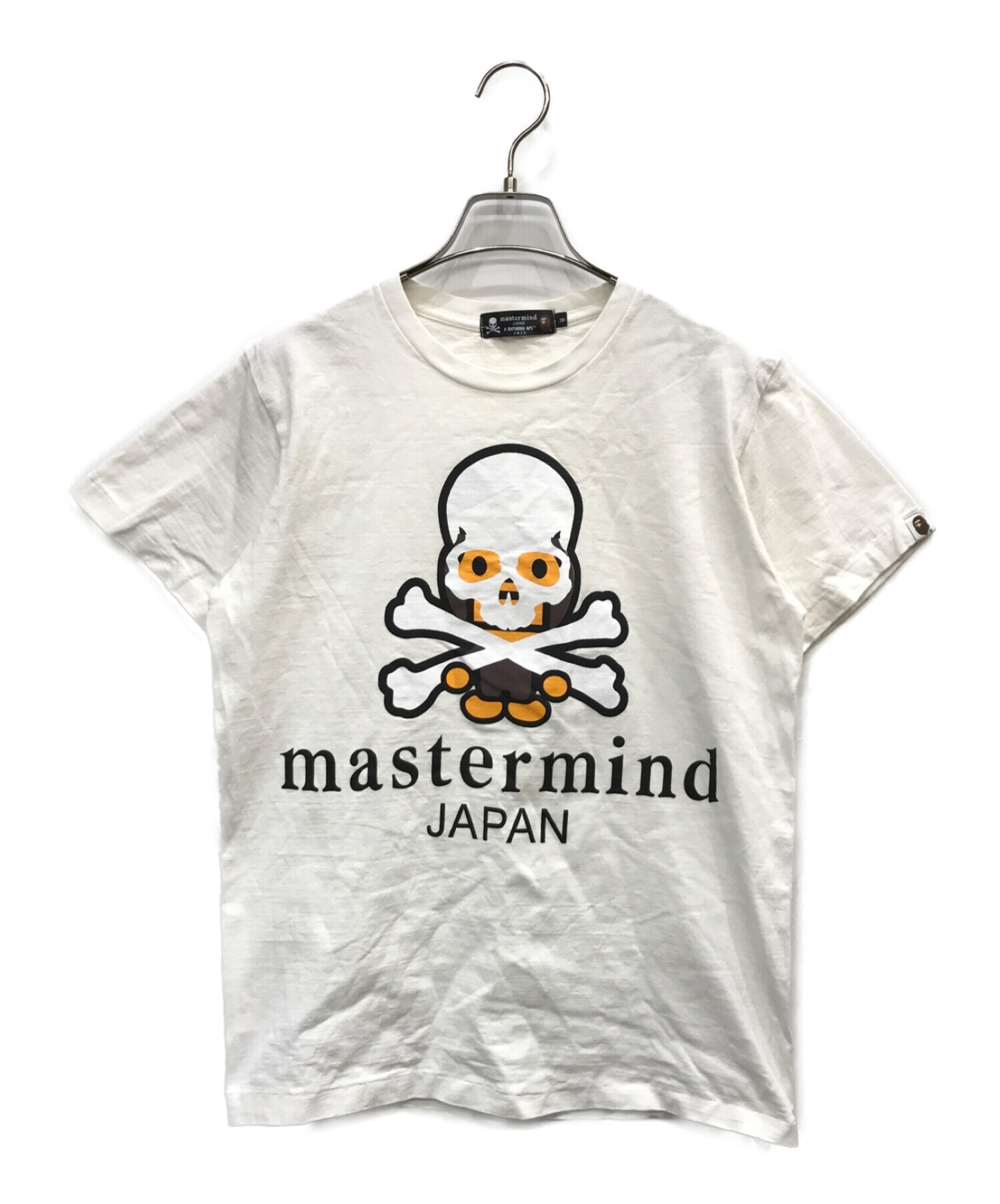 Mastermind JAPAN×A BATHING APE (マスターマインドジャパン×ア ベイシング エイプ) Tシャツ ホワイト サイズ:M