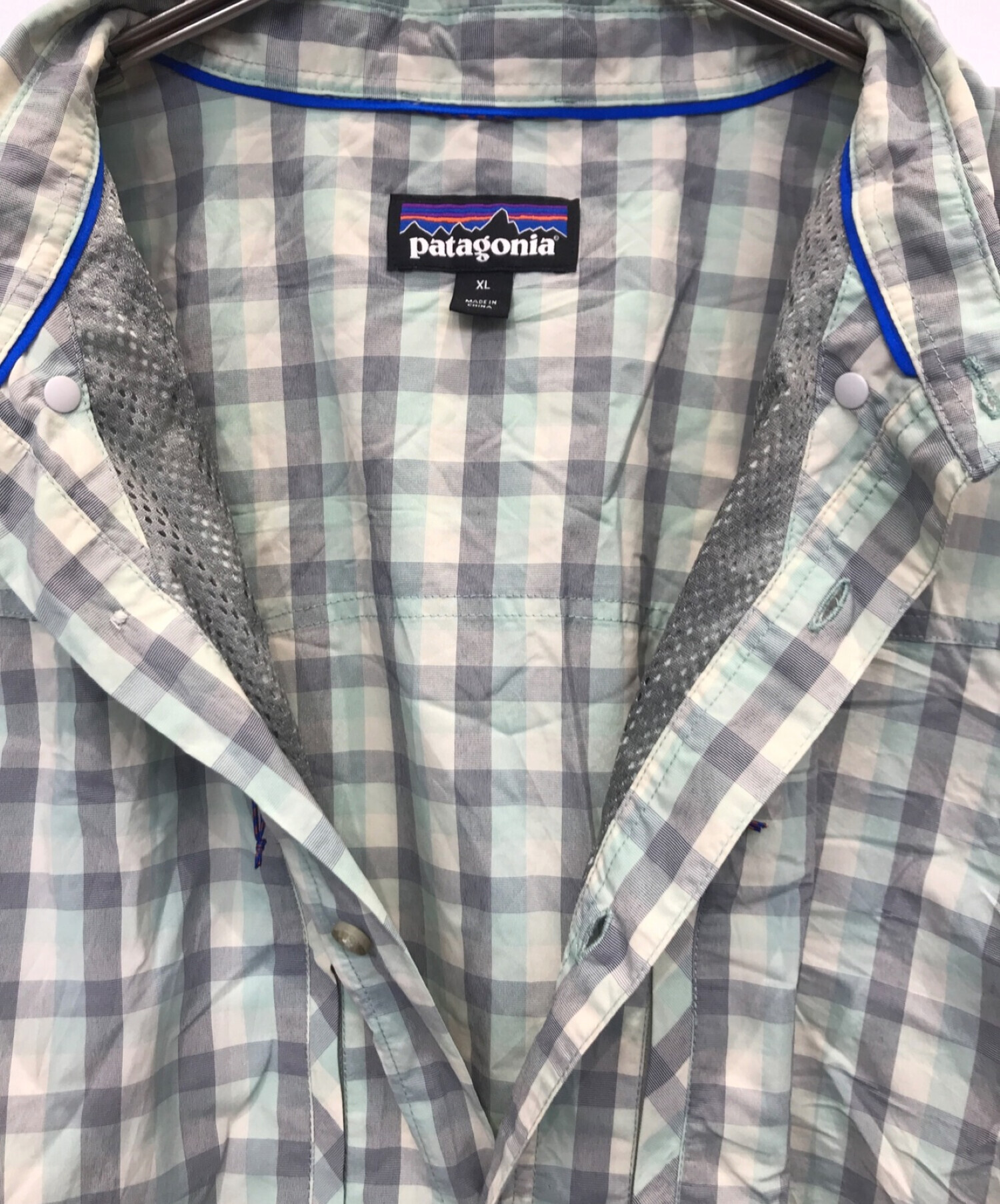 中古・古着通販】Patagonia (パタゴニア) ロングスリーブサンストレッチシャツ グリーン サイズ:XL｜ブランド・古着通販  トレファク公式【TREFAC FASHION】スマホサイト