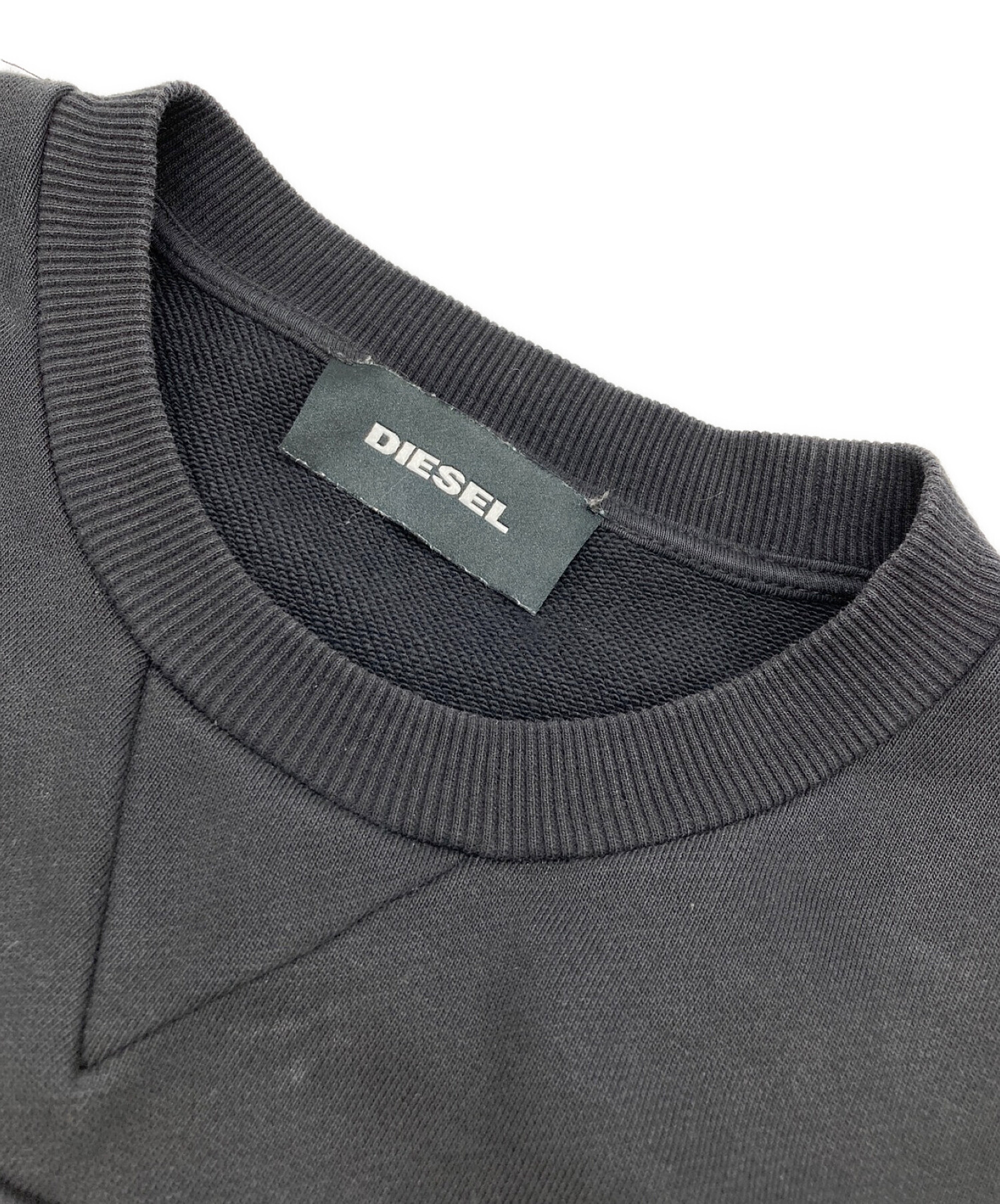 中古・古着通販】DIESEL (ディーゼル) スウェット ブラック サイズ:S