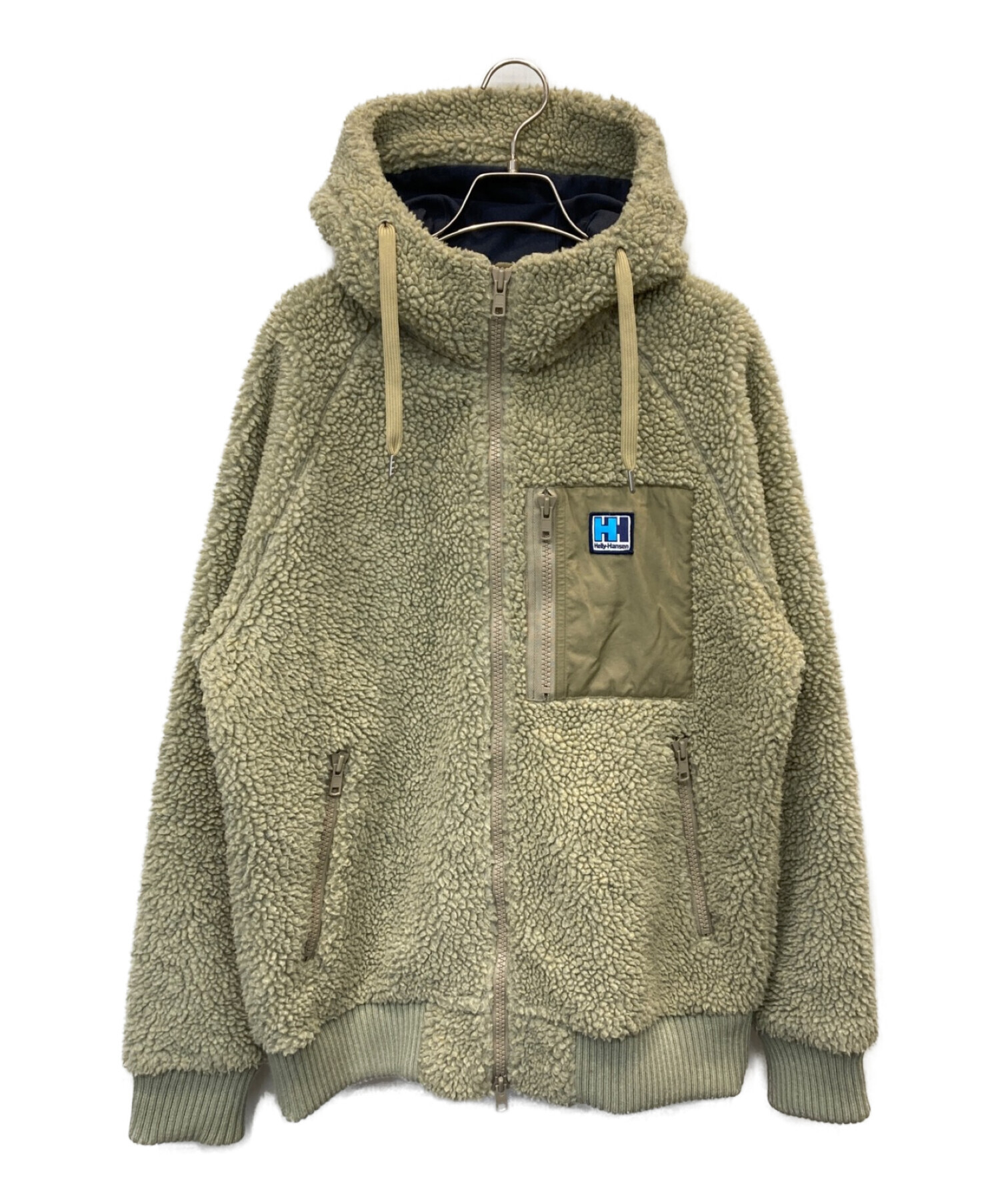 HELLY HANSEN (ヘリーハンセン) FIBERPILETHERMO Hoodie オリーブ サイズ:L