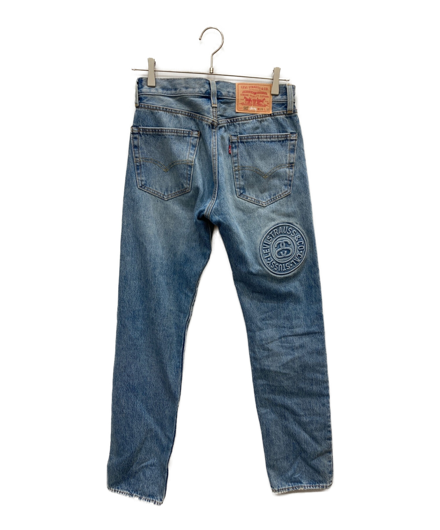 LEVI'S (リーバイス) stussy (ステューシー) デニムパンツ インディゴ サイズ:Ｗ28