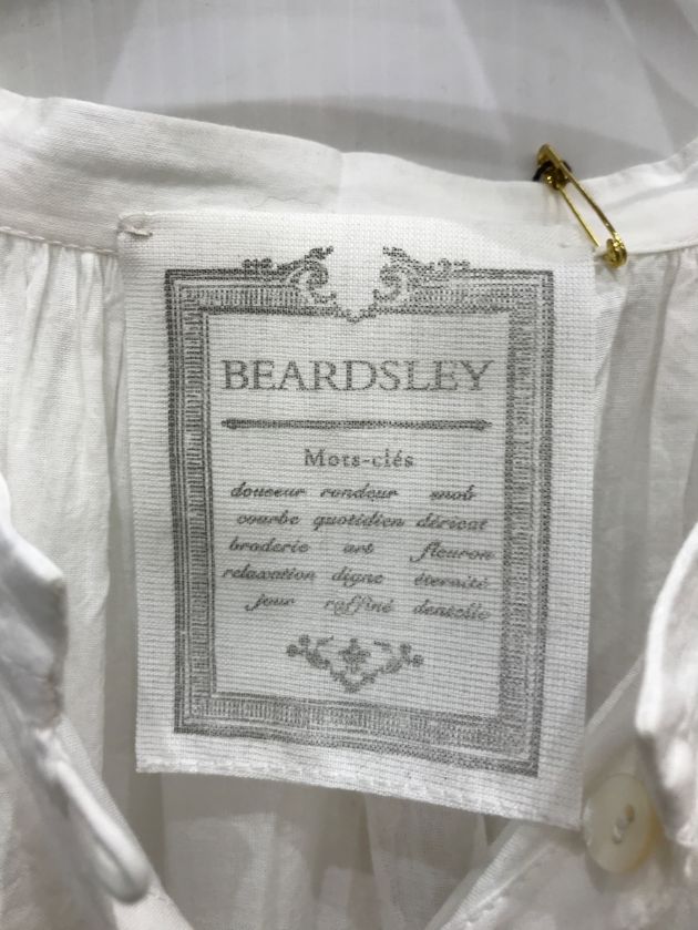 中古・古着通販】BEARDSLEY (ビアズリー) ギャザーレースブラウス