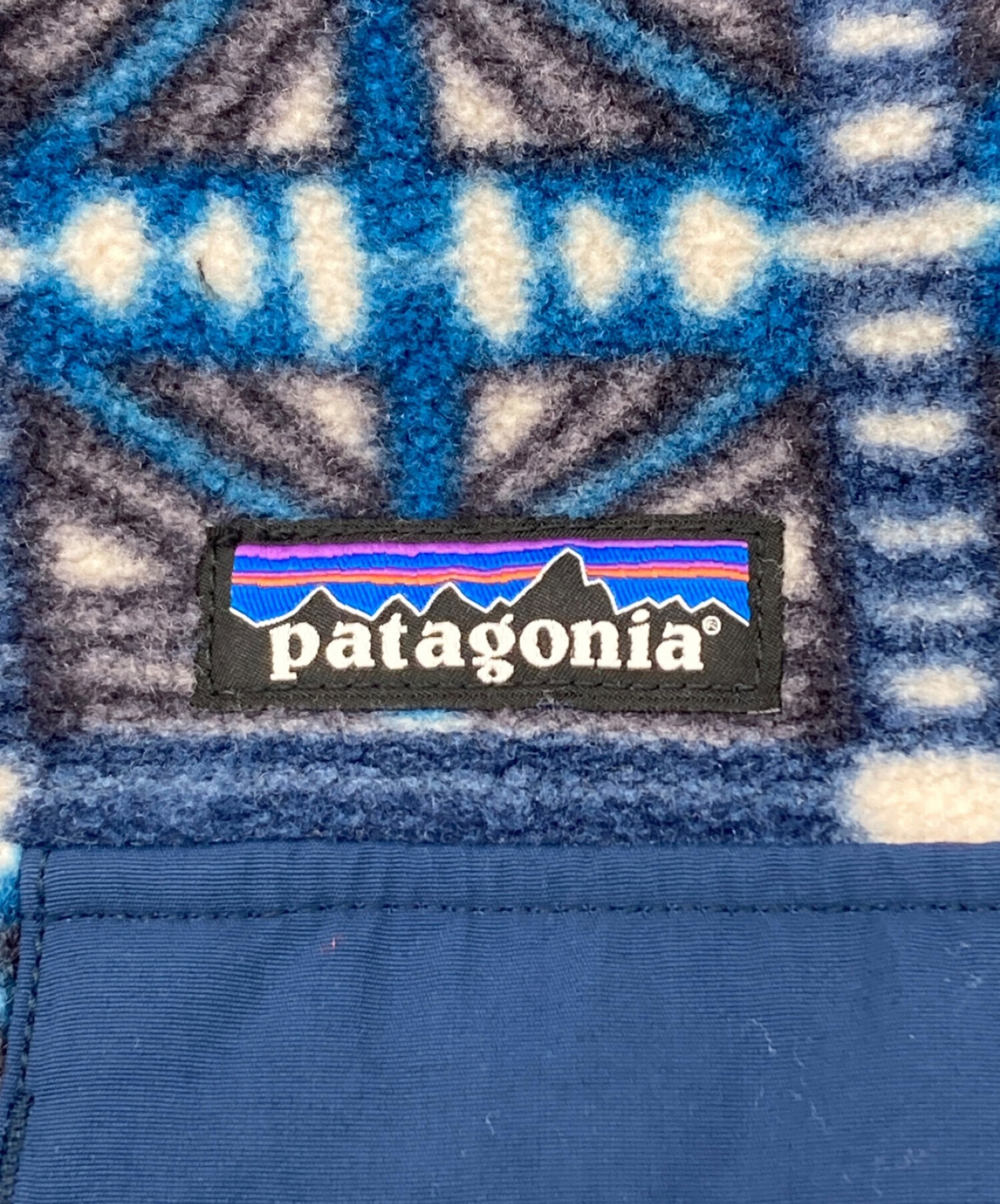 超ポイントアップ祭 新品 パタゴニア Patagonia レディース シンチラ 刺繍 プルオーバー サイズ:XL パタゴニア ブルー フリース  XLサイズ シンチラ ジャケット・アウター
