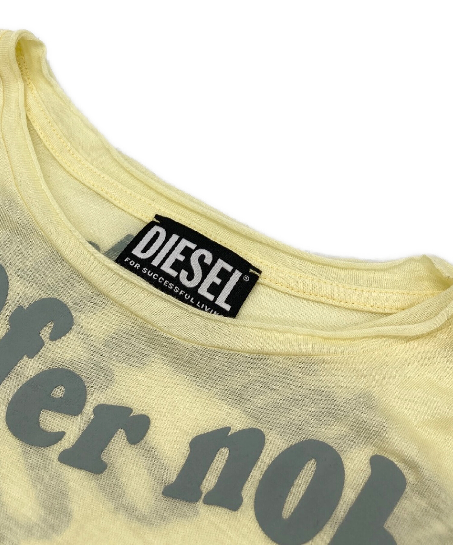 中古・古着通販】DIESEL (ディーゼル) T-UNCUTIE-RAW イエロー サイズ:M｜ブランド・古着通販 トレファク公式【TREFAC  FASHION】スマホサイト