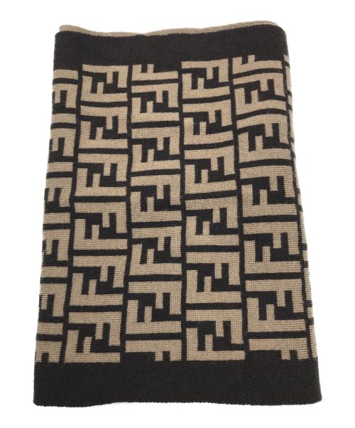 中古・古着通販】FENDI (フェンディ) ズッカ柄マフラー ブラウン