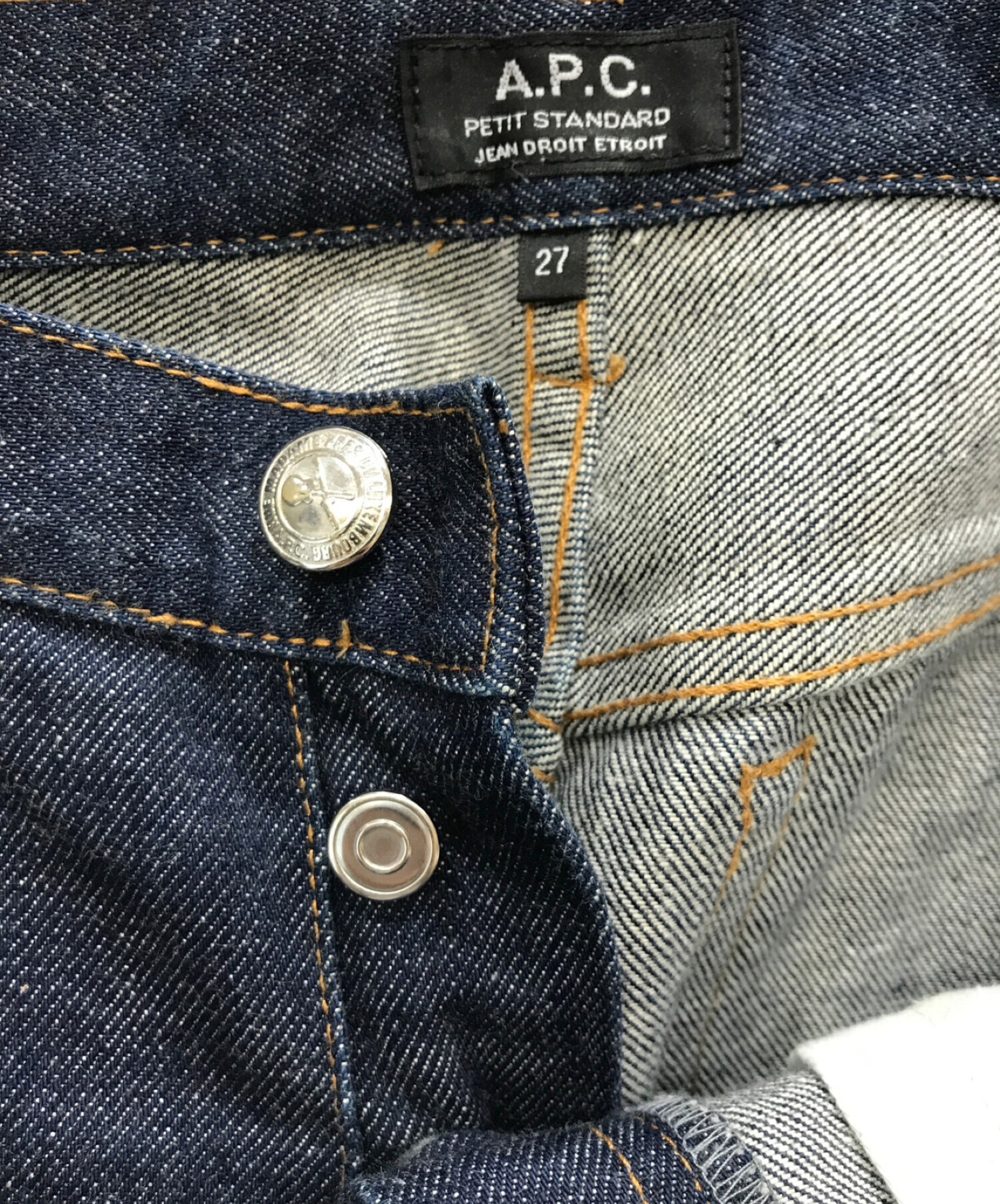 中古・古着通販】A.P.C. (アーペーセー) デニムパンツ インディゴ サイズ:W27｜ブランド・古着通販 トレファク公式【TREFAC  FASHION】スマホサイト