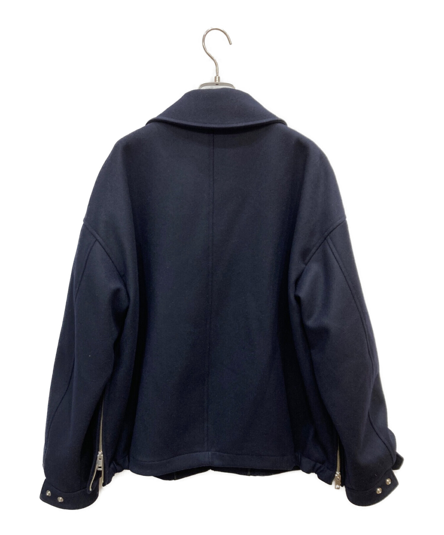 中古・古着通販】THE RERACS (ザ リラクス) HIGH NECK HARRINGTON JACKET ネイビー サイズ:M｜ブランド・古着通販  トレファク公式【TREFAC FASHION】スマホサイト