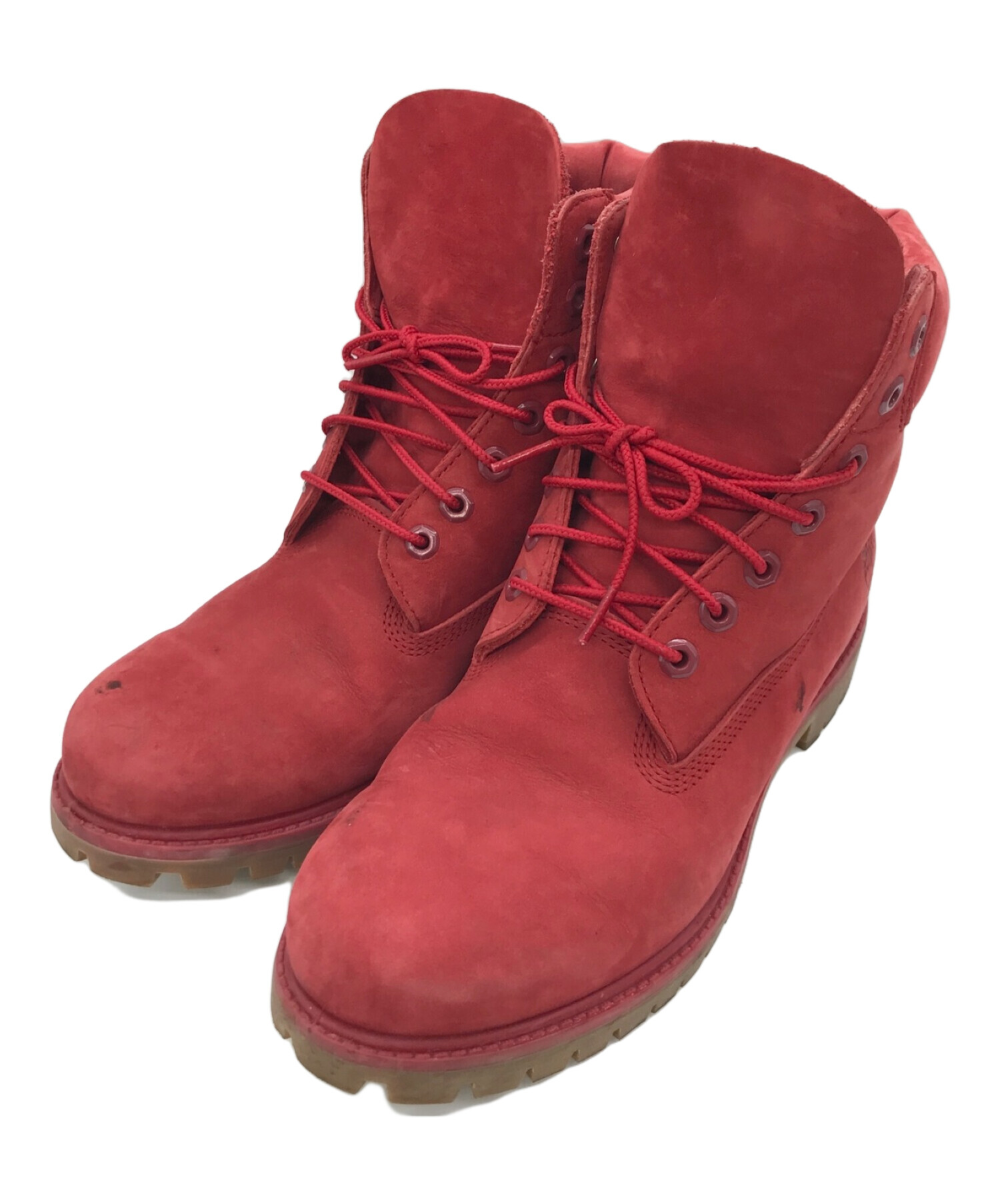 中古・古着通販】Timberland (ティンバーランド) ブーツ レッド サイズ