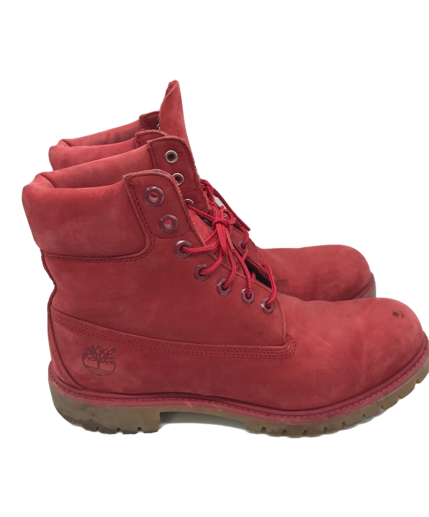 中古・古着通販】Timberland (ティンバーランド) ブーツ レッド サイズ