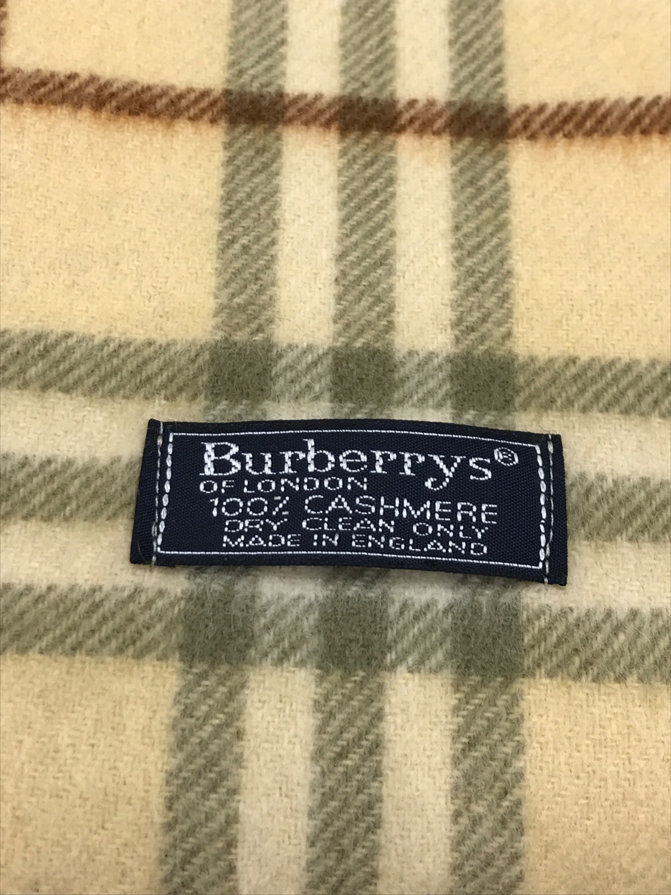 中古・古着通販】Burberry's (バーバリーズ) カシミヤマフラー 