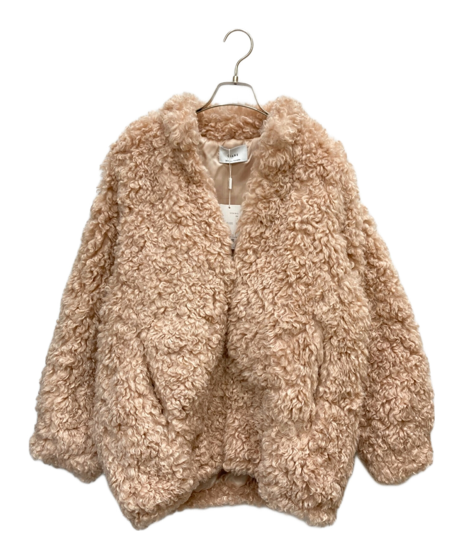 CLANE (クラネ) CURL FUR SHORT COAT ピンク サイズ:2