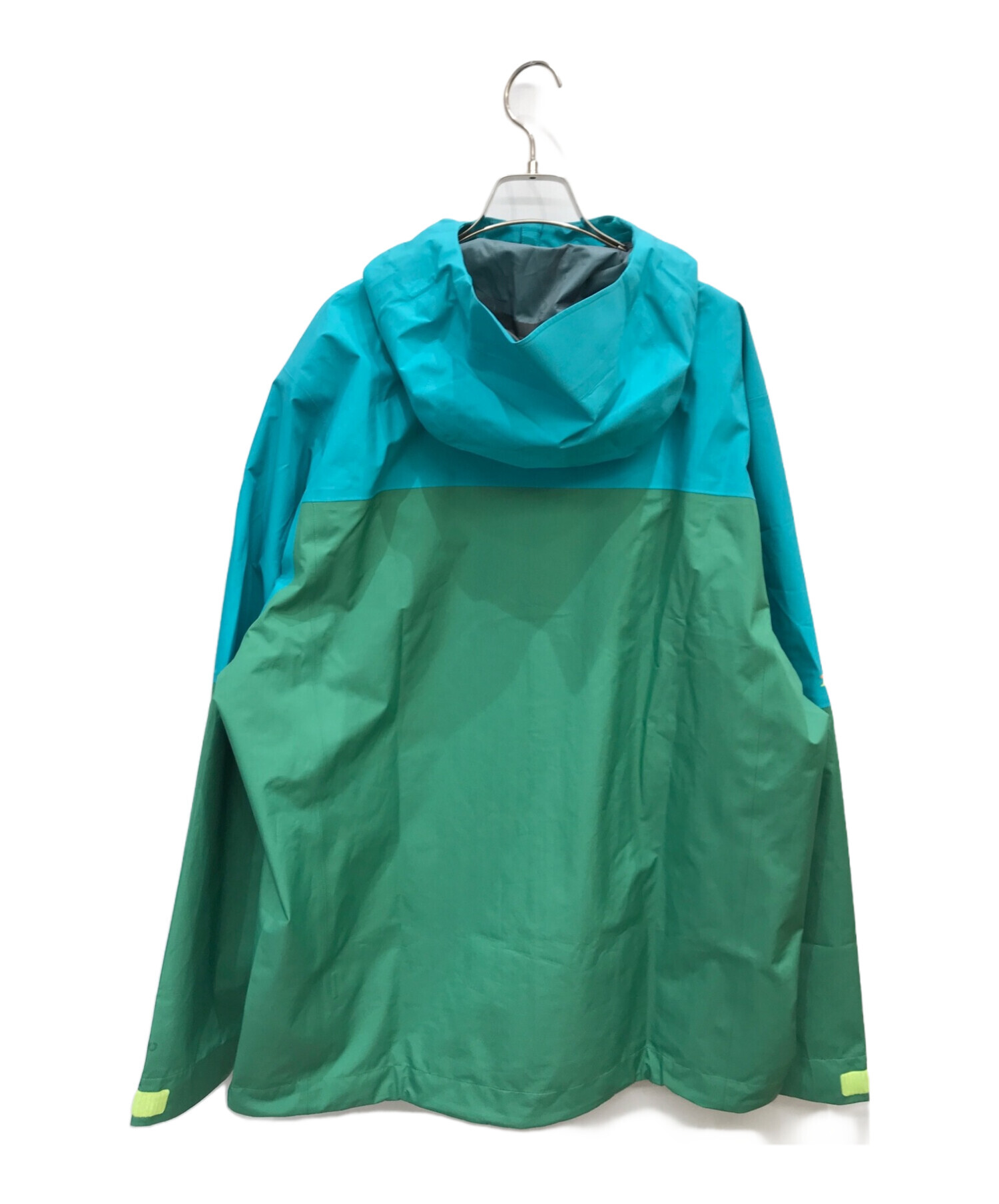 中古・古着通販】Patagonia (パタゴニア) Boulder Fork Rain Jacket スカイブルー×グリーン サイズ:XL｜ブランド・古着通販  トレファク公式【TREFAC FASHION】スマホサイト