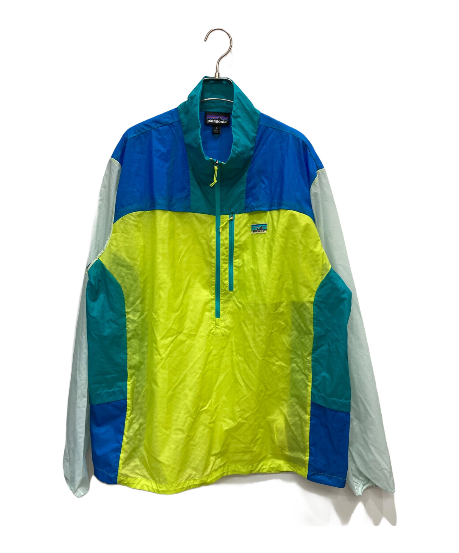 中古・古着通販】Patagonia (パタゴニア) フーディニ スタッシュ ハーフジッププルオーバー ブルー×イエロー サイズ:XL｜ブランド・古着通販  トレファク公式【TREFAC FASHION】スマホサイト