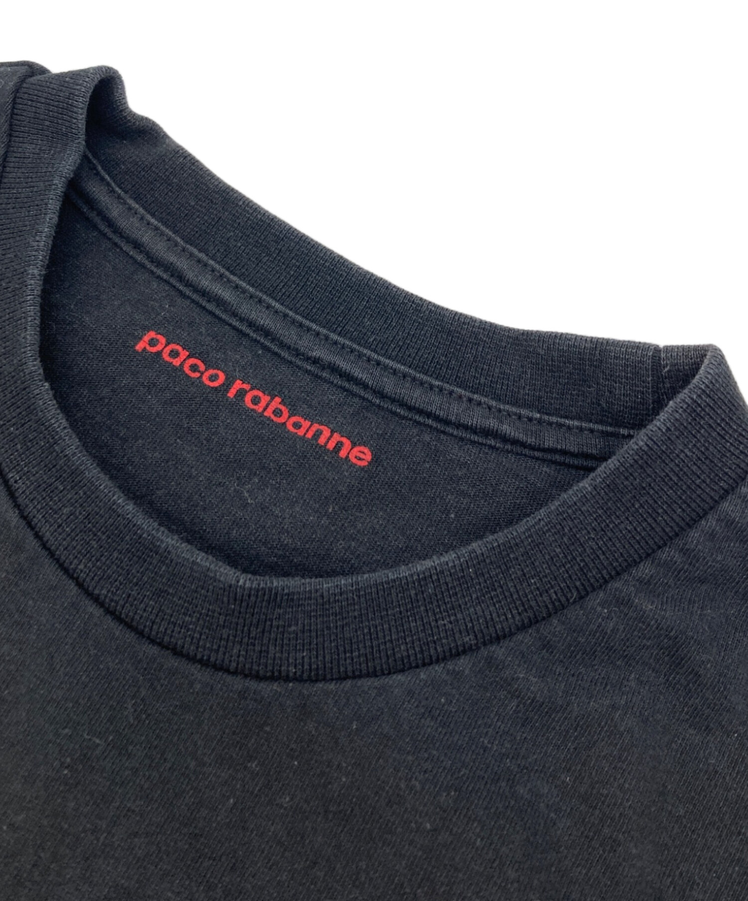 中古・古着通販】PACO RABANNE (パコラバンヌ) プリントTシャツ ブラック サイズ:M｜ブランド・古着通販 トレファク公式【TREFAC  FASHION】スマホサイト