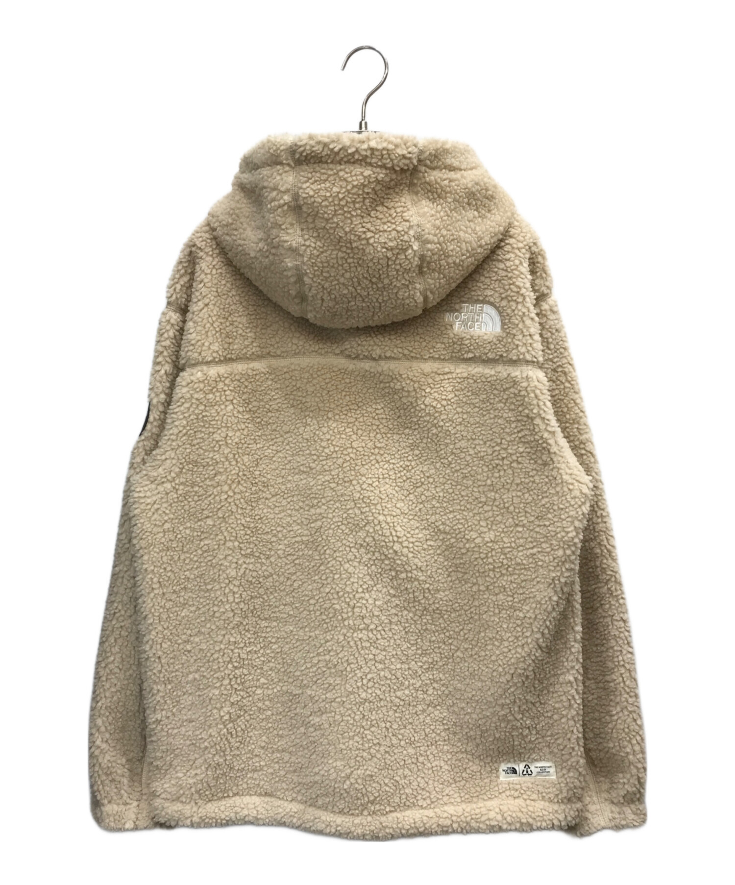 THE NORTH FACE (ザ ノース フェイス) PLAY GREEN FLEECE HOODIE アイボリー サイズ:L