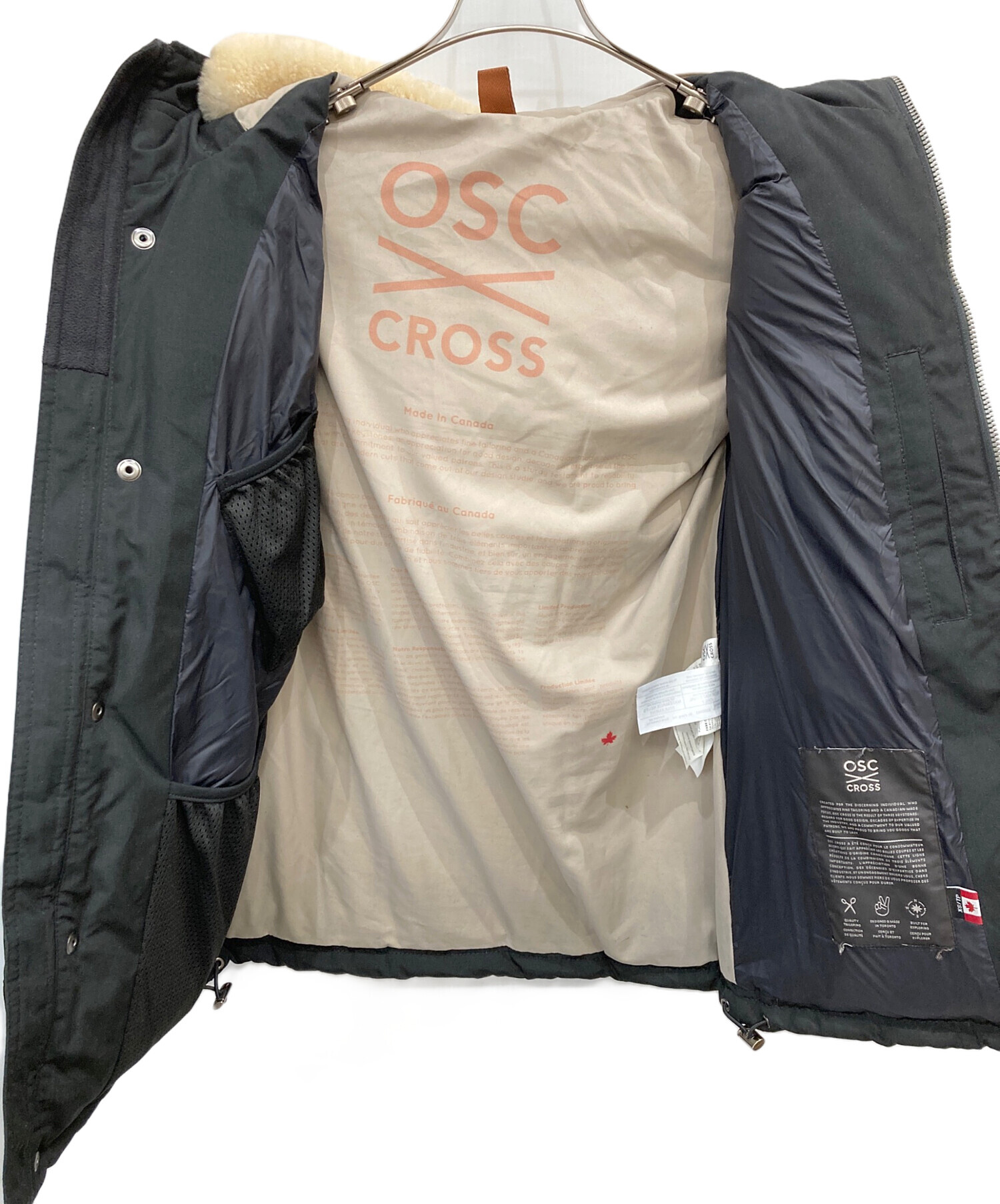 中古・古着通販】OSC CROSS (オーエスシー クロス) ダウンジャケット ブラック サイズ:XS｜ブランド・古着通販  トレファク公式【TREFAC FASHION】スマホサイト