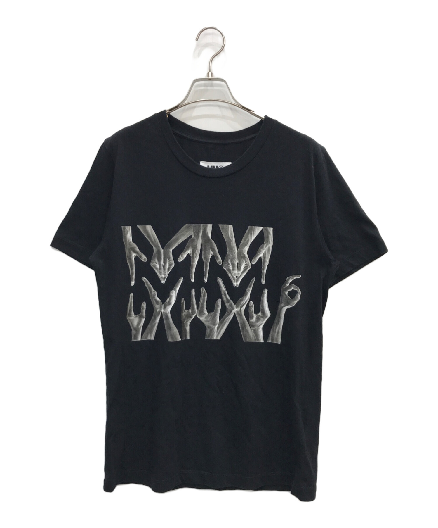 中古・古着通販】MM6 Maison Margiela (エムエムシックス メゾンマルジェラ) Tシャツ ブラック サイズ:S｜ブランド・古着通販  トレファク公式【TREFAC FASHION】スマホサイト