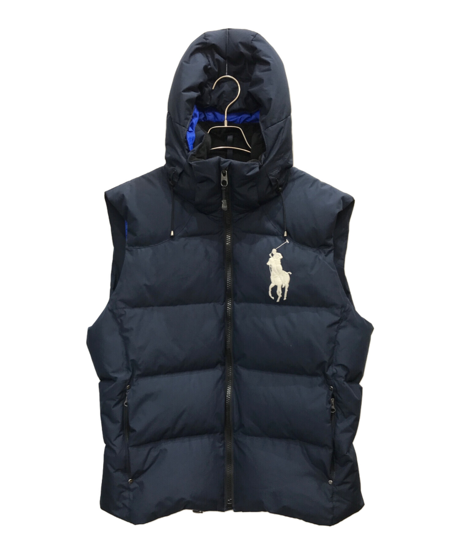 中古・古着通販】POLO RALPH LAUREN (ポロ・ラルフローレン) ダウンベスト ネイビー サイズ:L｜ブランド・古着通販  トレファク公式【TREFAC FASHION】スマホサイト