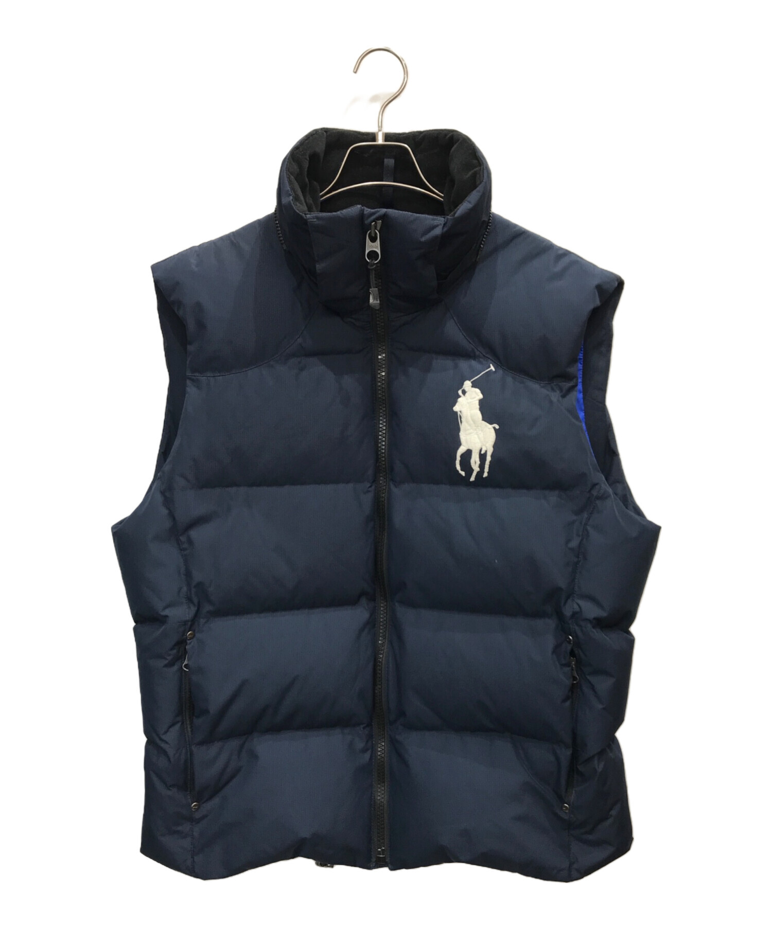 中古・古着通販】POLO RALPH LAUREN (ポロ・ラルフローレン) ダウンベスト ネイビー サイズ:L｜ブランド・古着通販  トレファク公式【TREFAC FASHION】スマホサイト