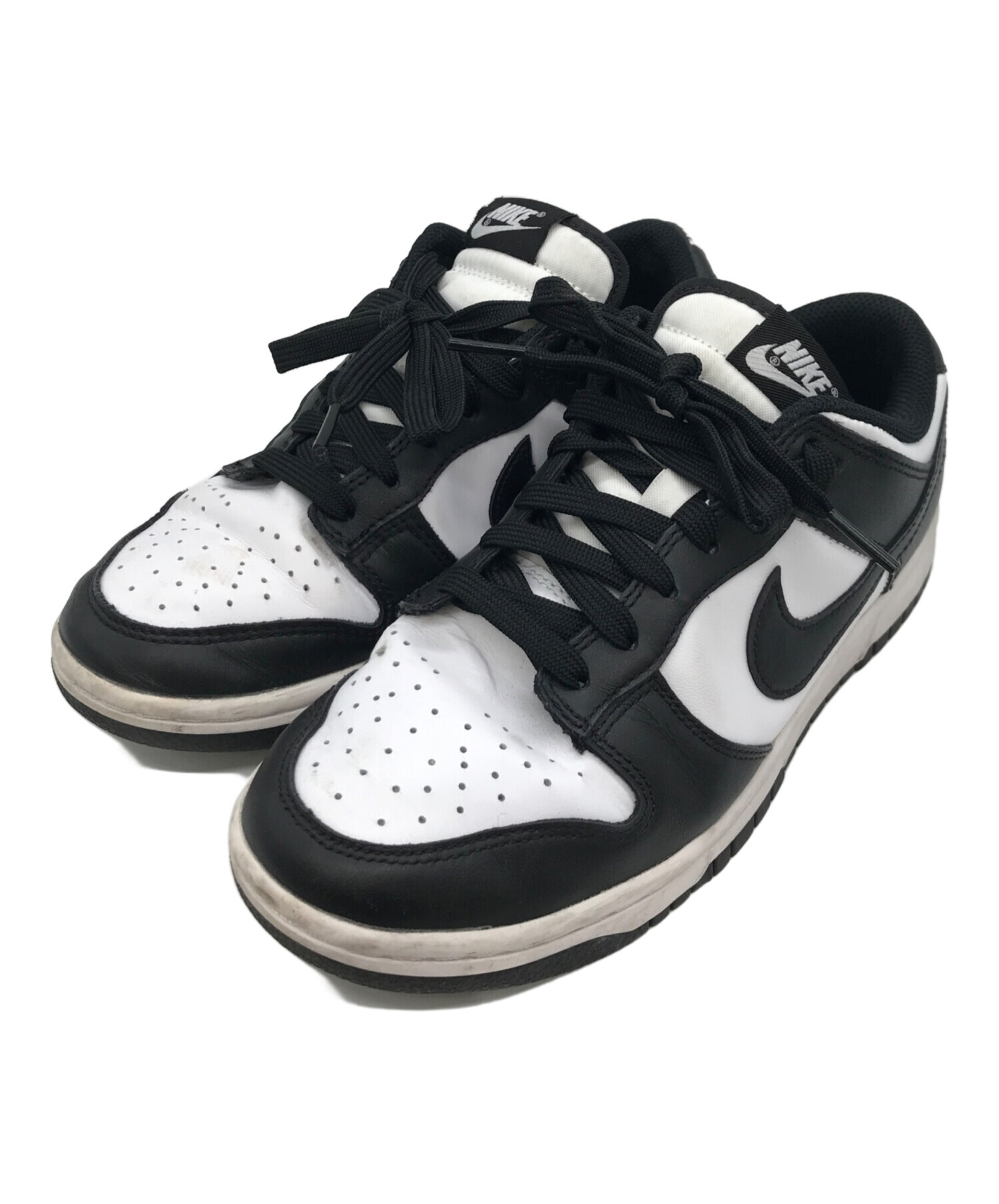 NIKE (ナイキ) WMNS DUNK LOW White Blac ブラック サイズ:24cm