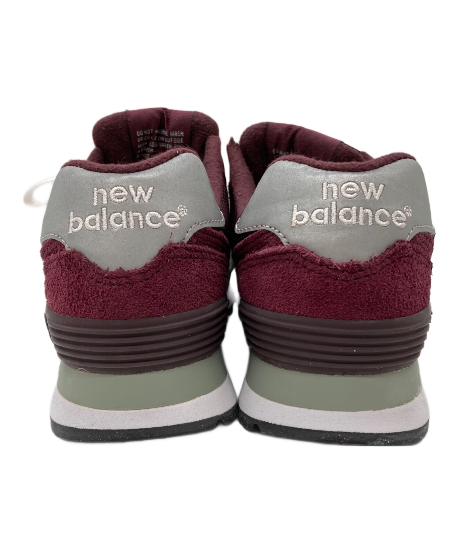 NEW BALANCE (ニューバランス) ローカットスニーカー ボルドー サイズ:US5