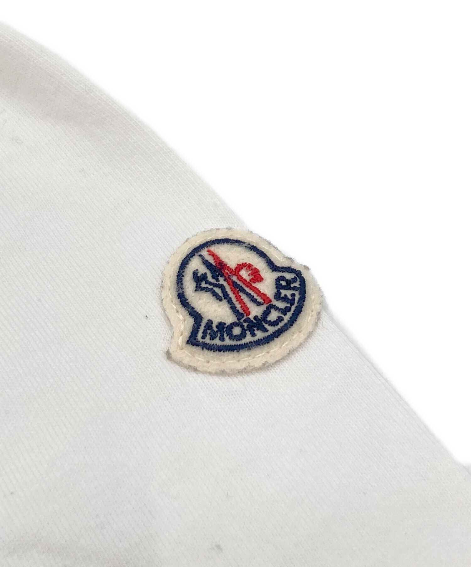 中古・古着通販】MONCLER (モンクレール) ロゴプリントTシャツ ホワイト サイズ:S｜ブランド・古着通販 トレファク公式【TREFAC  FASHION】スマホサイト